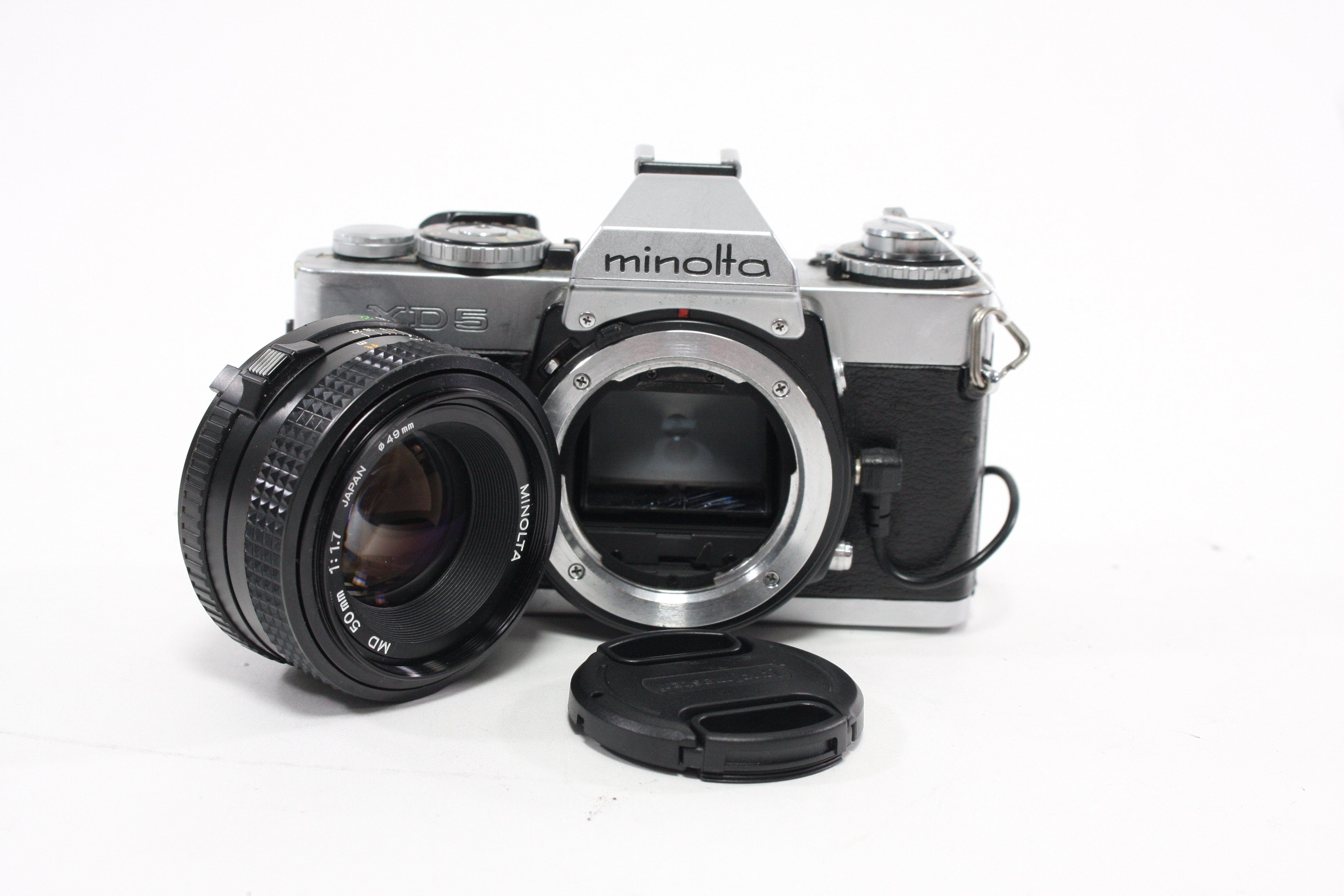 Minolta XD5 35mm SLR Camera with 50mm f/1.7 Lens