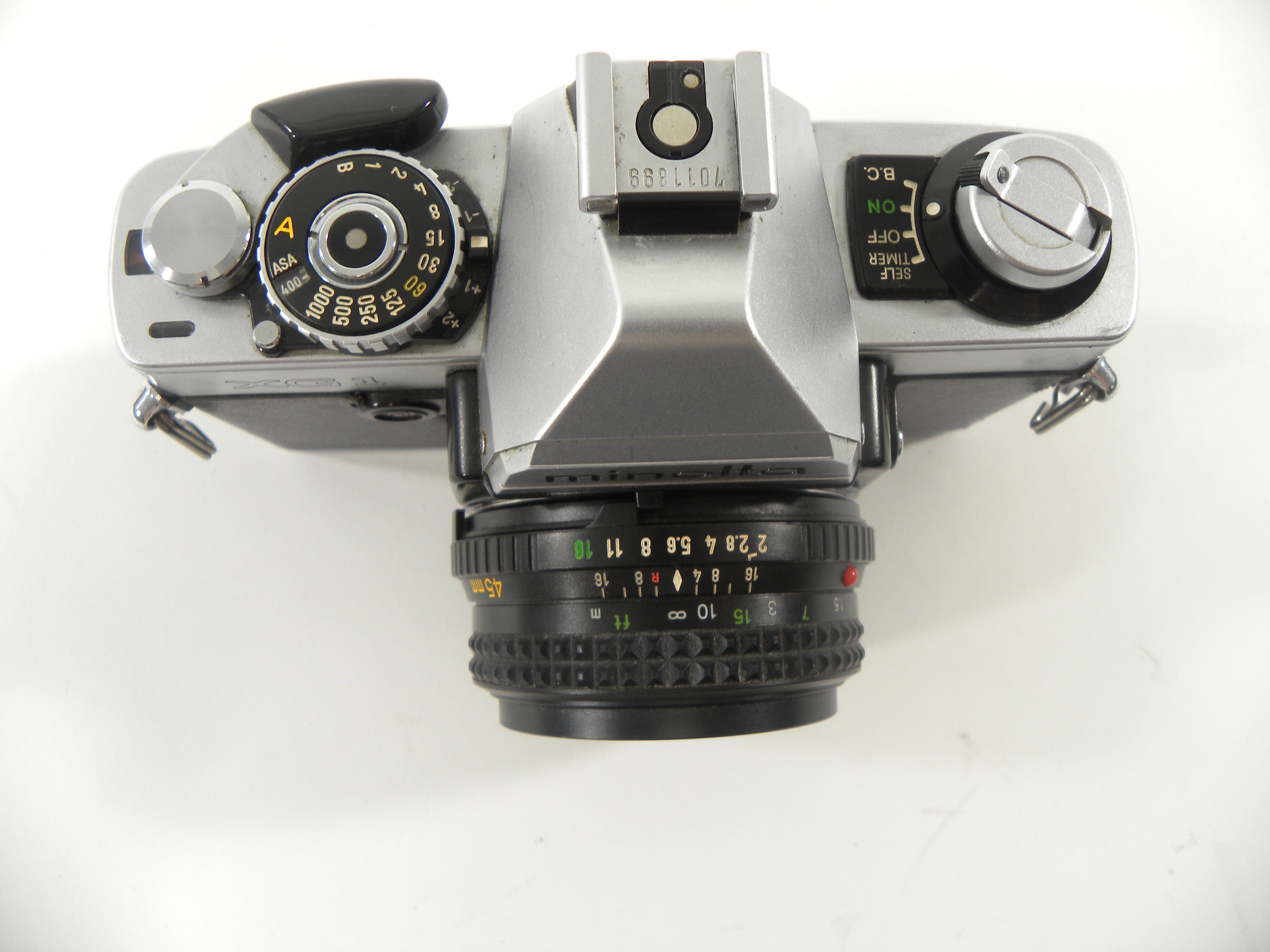 Minolta XG-1 35mm SLR Camera w/MD Rokkor-X 45mm f2