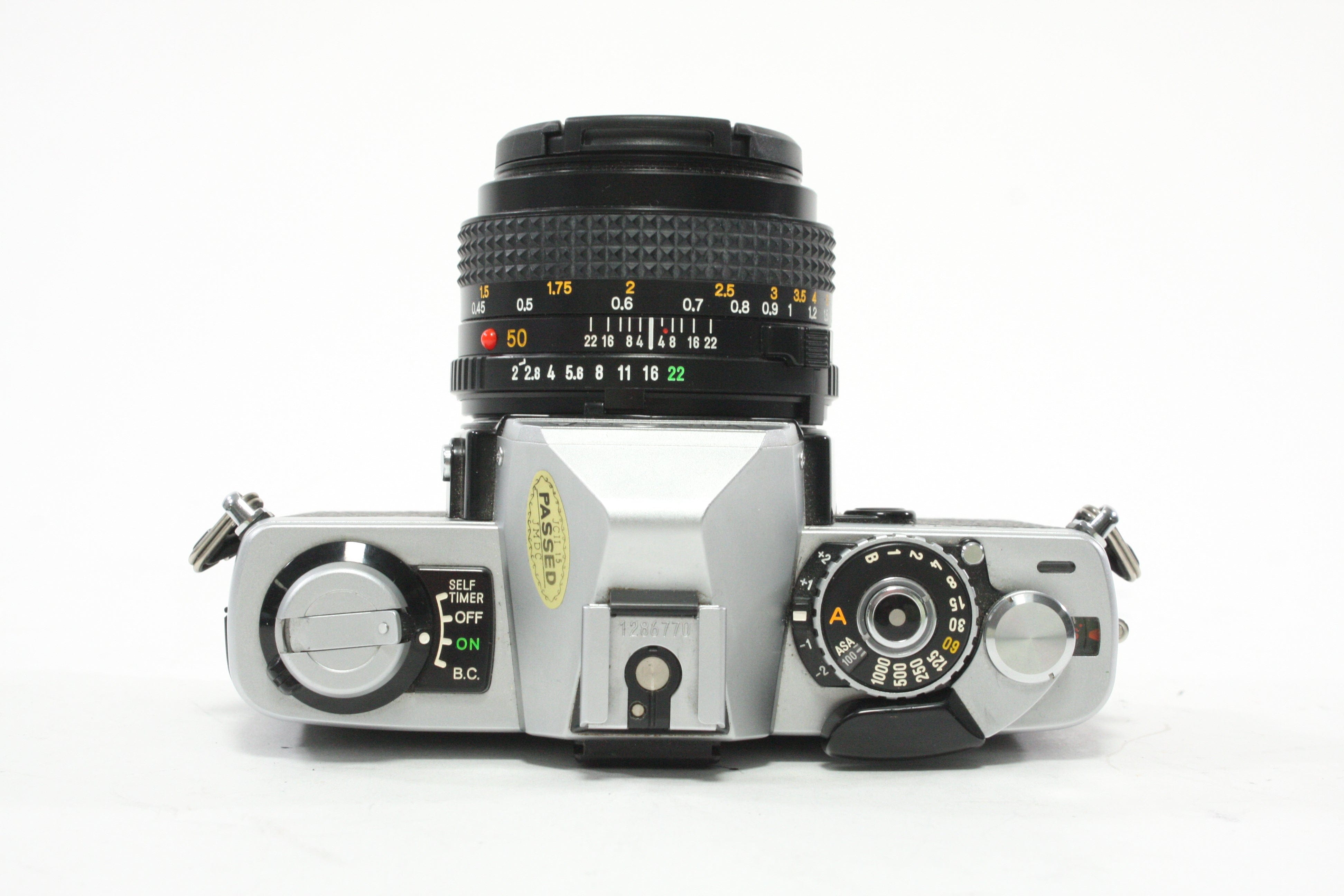 Minolta XG-1 35mm SLR Camera with 50mm f/2 MD Lens