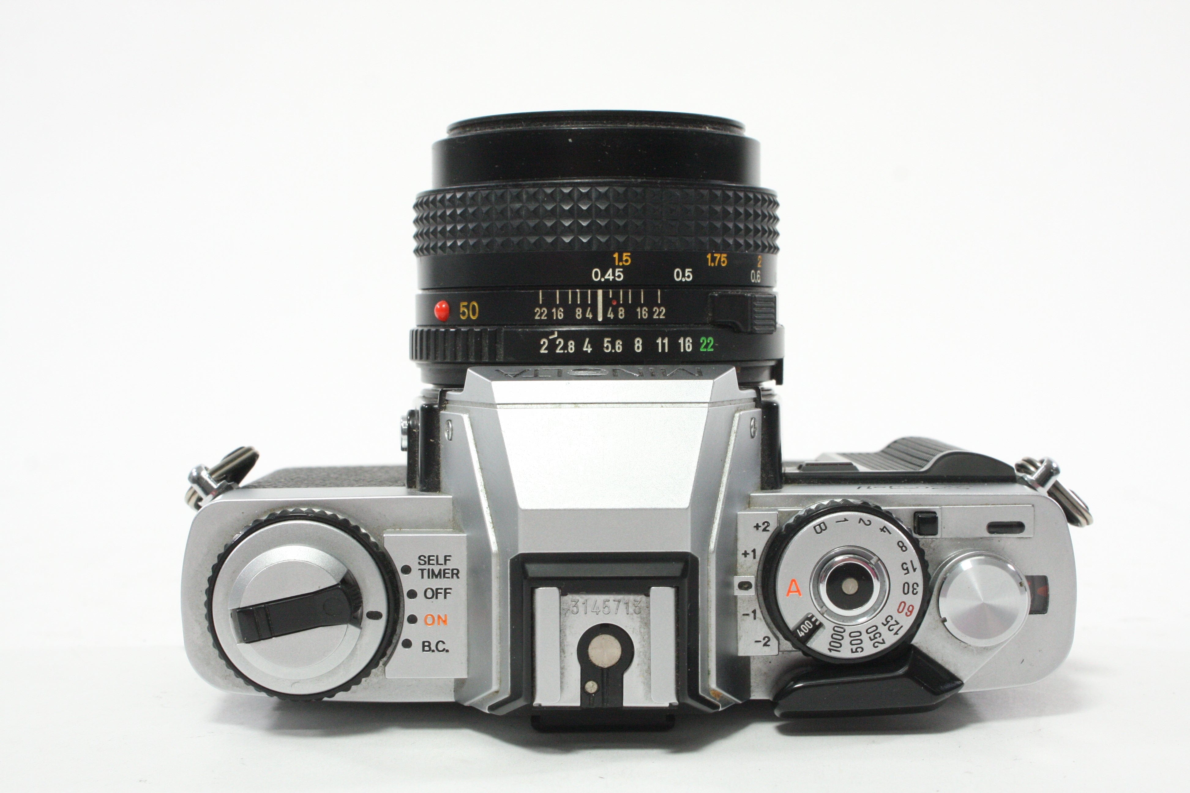 Minolta XG-1 35mm SLR Camera with 50mm f/2 MD Lens