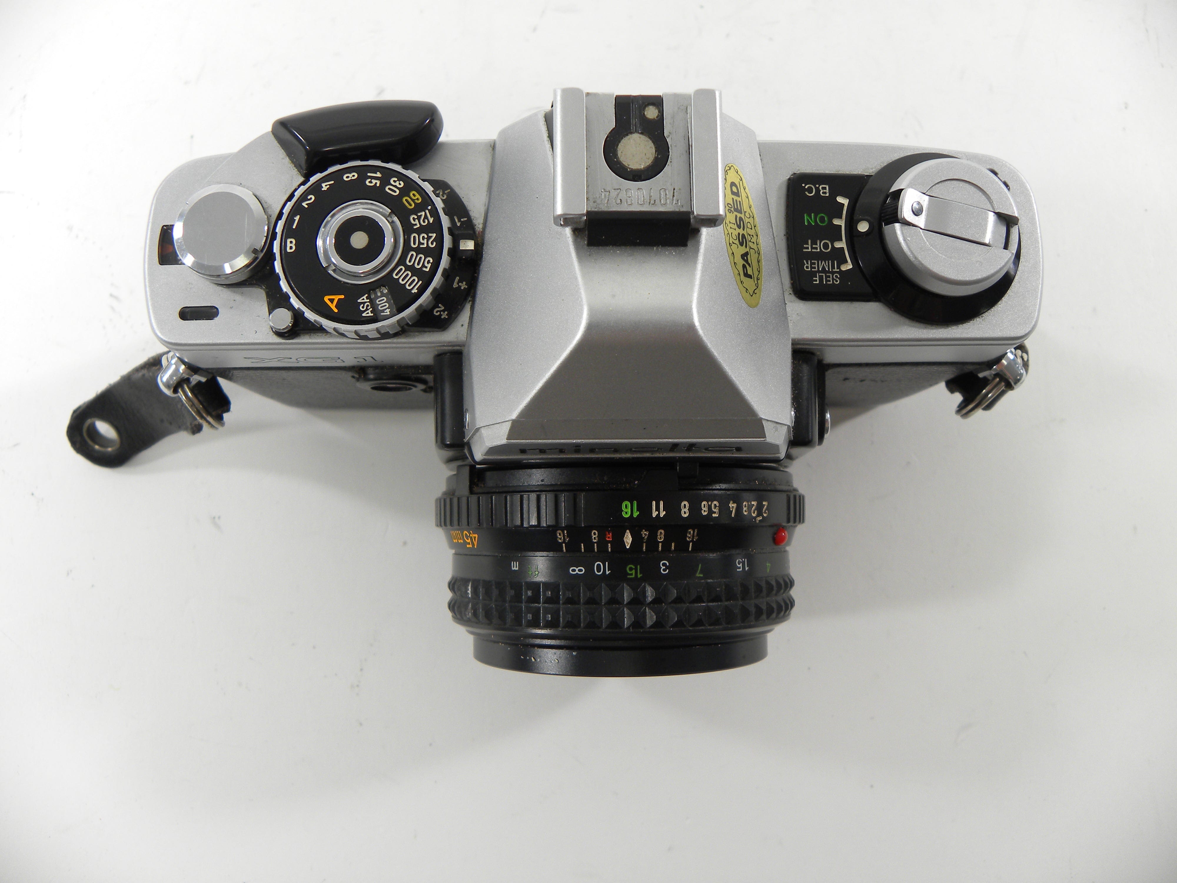 Minolta XG-1 35mm SLR w/MD 45mm f2