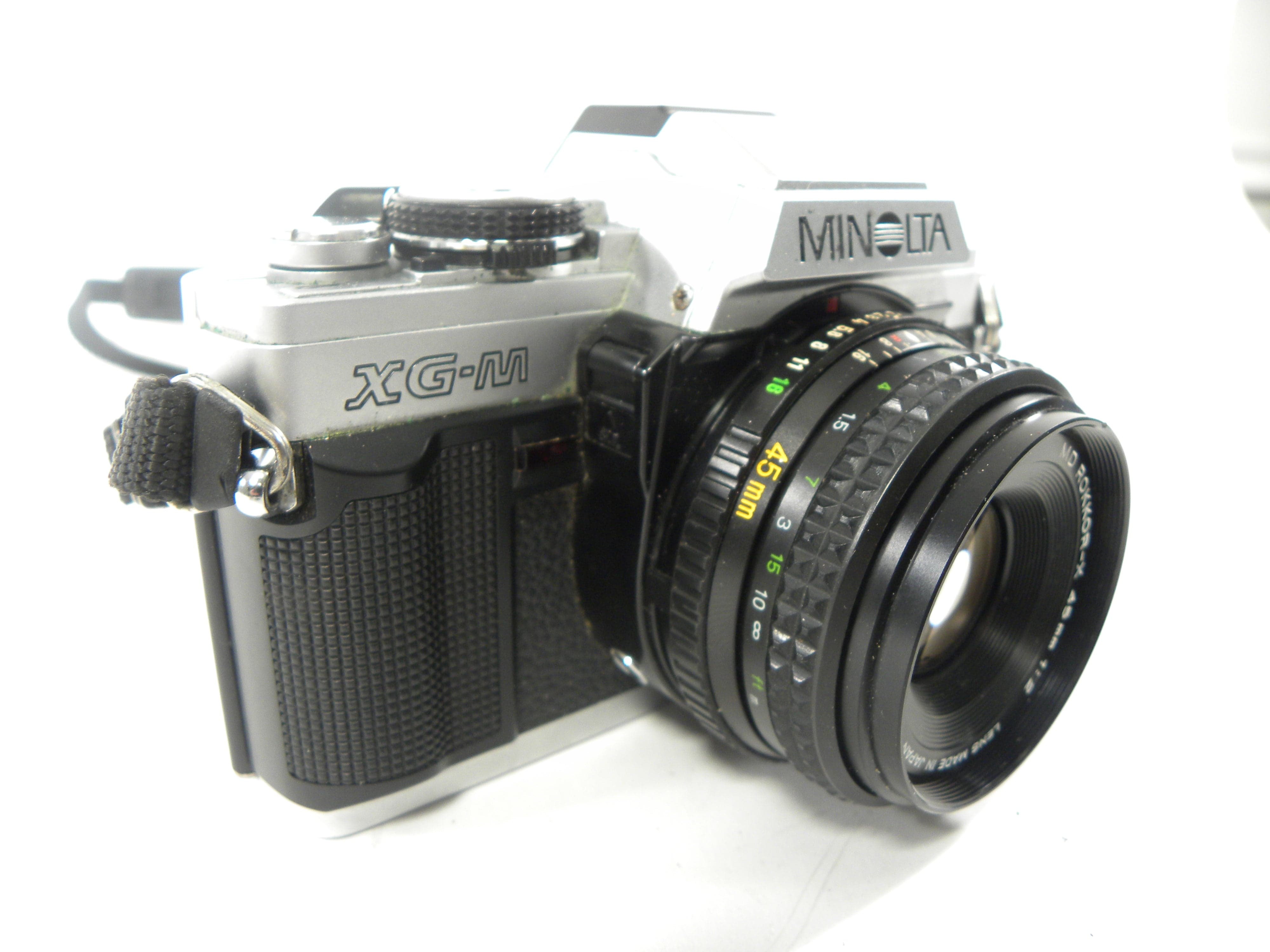 Minolta XG-M 35mm SLR w/MD Rokkor-X 45mm f2