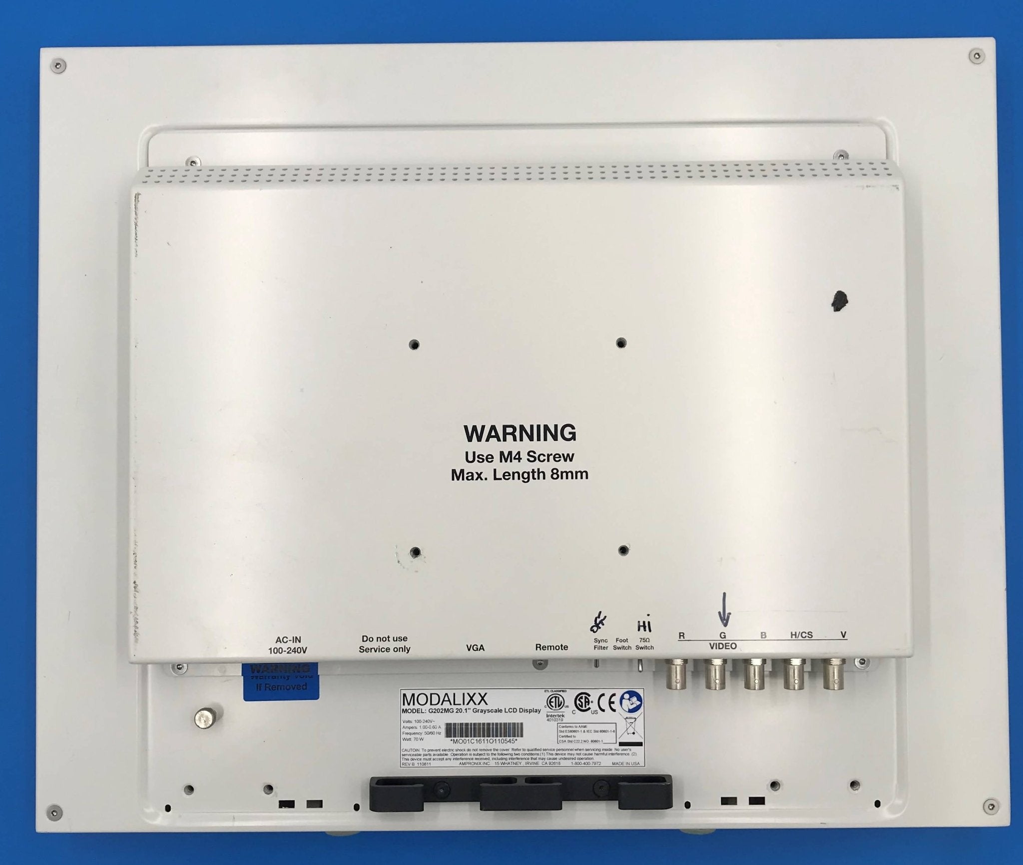 Modalixx Greyscale LCD Display (G202MG 20.1Ampronix