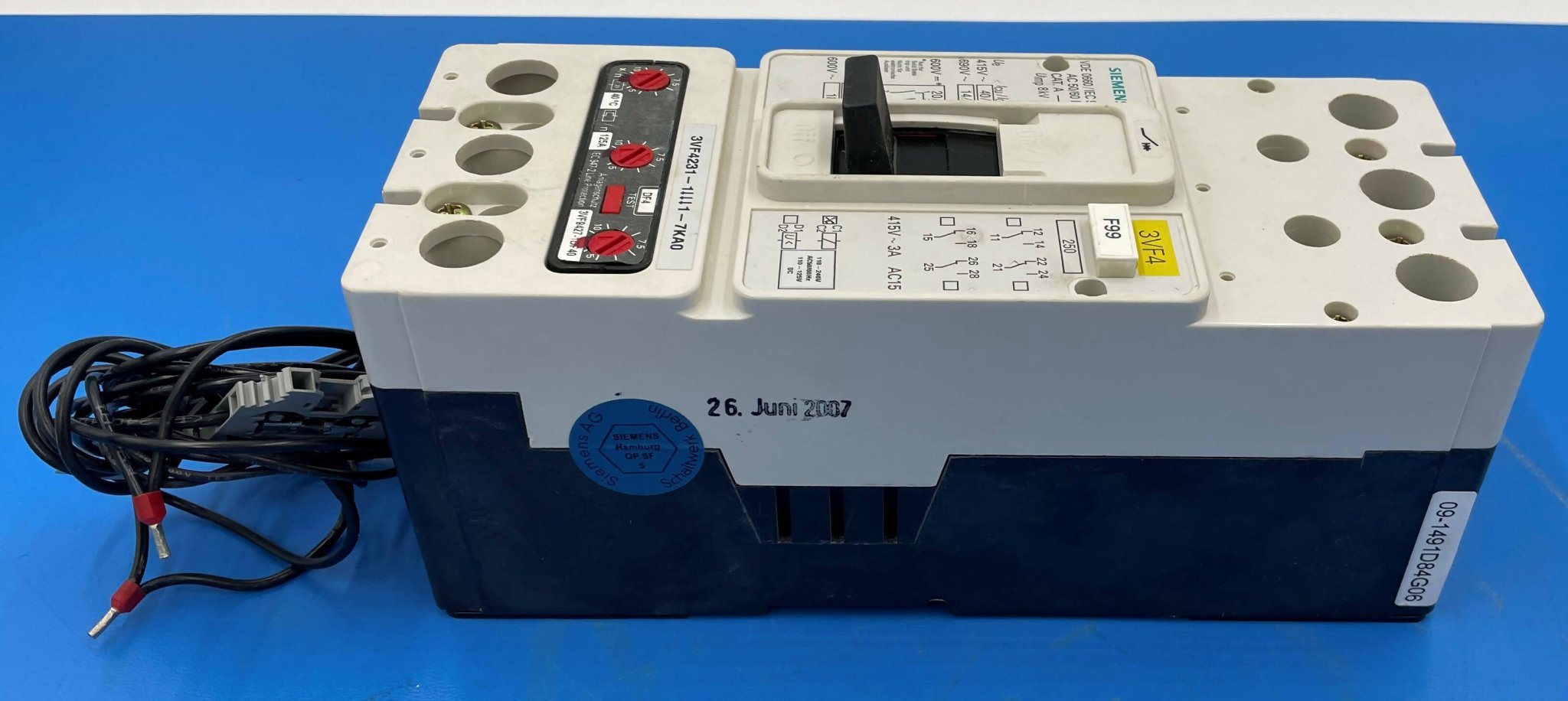 MOTOR OVERFLOW.SW F99 (03085156/3VF4231-1DF41-7KA0 SIEMENS