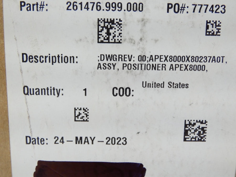 FLOWSERVE APEX8000X80237A0T 30-150PSI NSMP