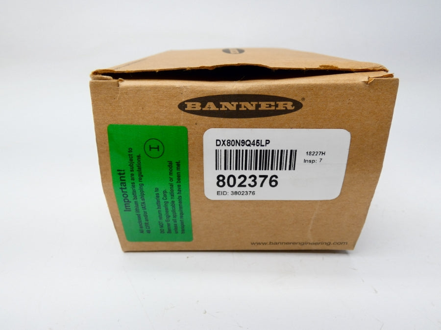 BANNER ENGINEERING DX80N9Q45LP 802376 NSMP