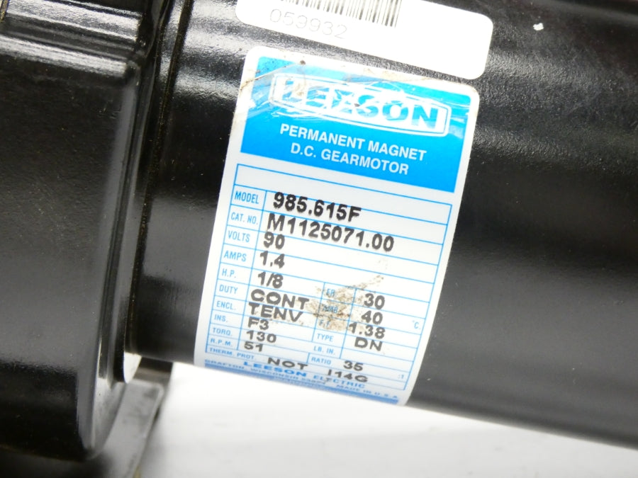 LEESON M1125071.00 985.615F 90V 1.4A NSNP