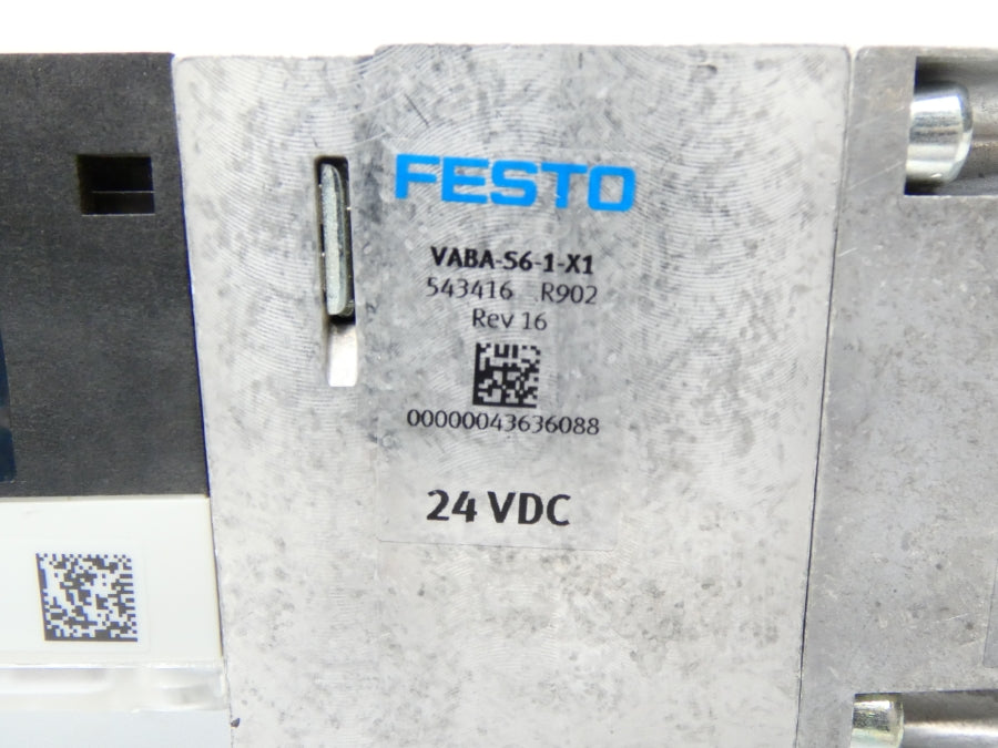 FESTO VABA-S6-1-X1 24VDC 145PSI UNMP