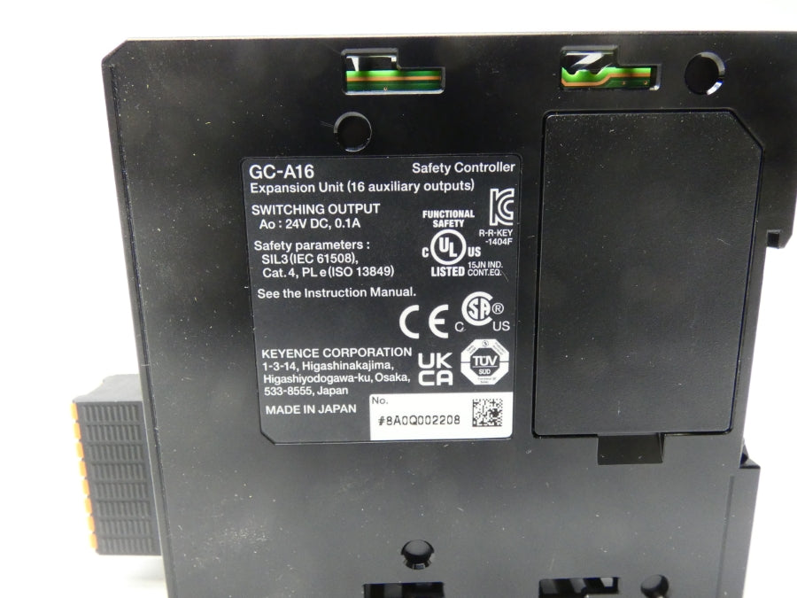 KEYENCE GC-A16 24VDC 0.1A NSMP