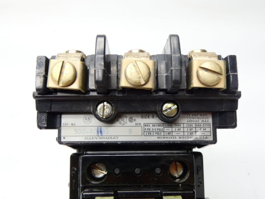 ALLEN BRADLEY 500-AOD93 200/208VAC NSNP