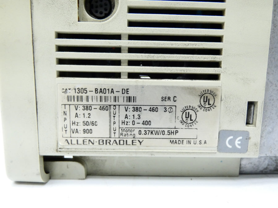 ALLEN BRADLEY 1305-BA01A-DE SER. C 380-460V 1.2A (AS PICTURED) UNMP