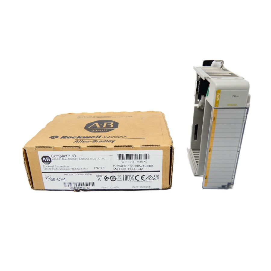 ALLEN BRADLEY 1769-OF4 SER. A F/W 1.1 VER. 09 24VDC 0.12A NSMP