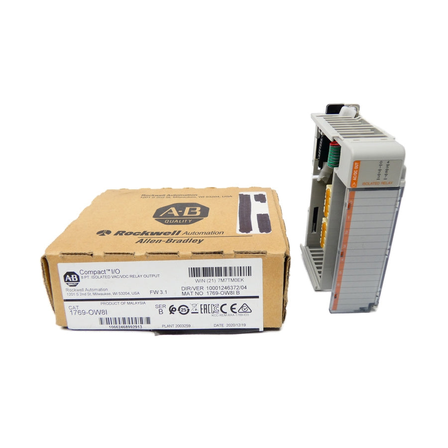 ALLEN BRADLEY 1769-OW8I SER. B F/W 3.1 VER. 04 24VDC 0.125A NSMP