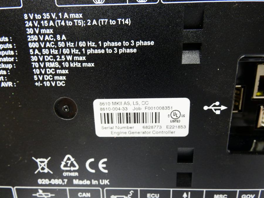DSE 8610-004-33 8610MKIIAS 8-35V 8A NSMP