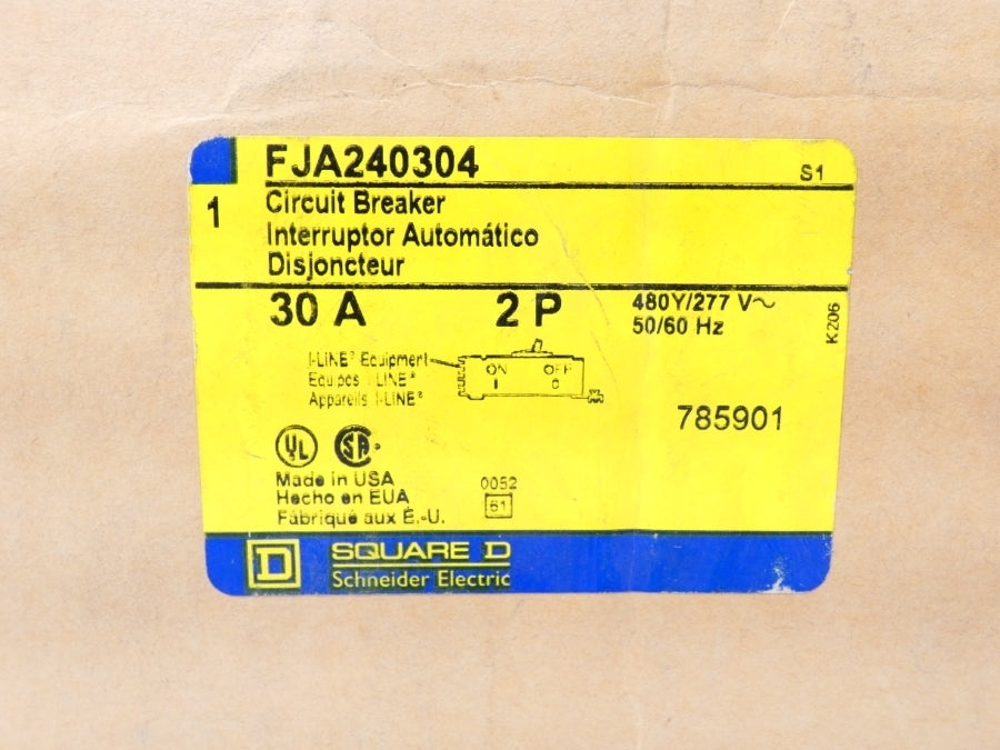 SQUARE D FJA240304 277/480V 30A NSMP