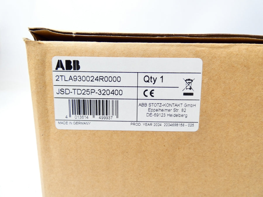 ABB 2TLA930024R0000 JSD-TD25P-320400 30V 2A NSMP