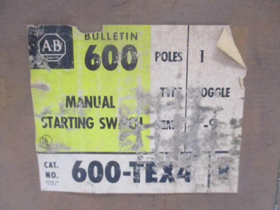 ALLEN BRADLEY 600-TEX4 SER. B 115-230VDC (BR/YL) NSMP