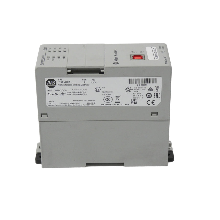 ALLEN BRADLEY 1769-L33ER SER. A F/W 1.002 24VDC NSNP