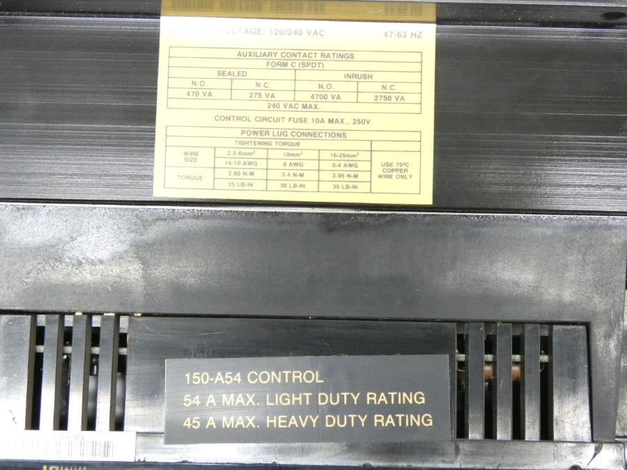 ALLEN BRADLEY 150-A24NBD 150-N84 SER. A 480VAC 24A UNMP