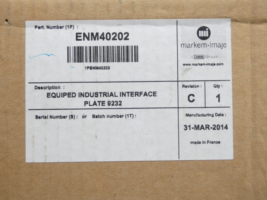 MARKEM IMAJE ENM40202 REV. C NSMP