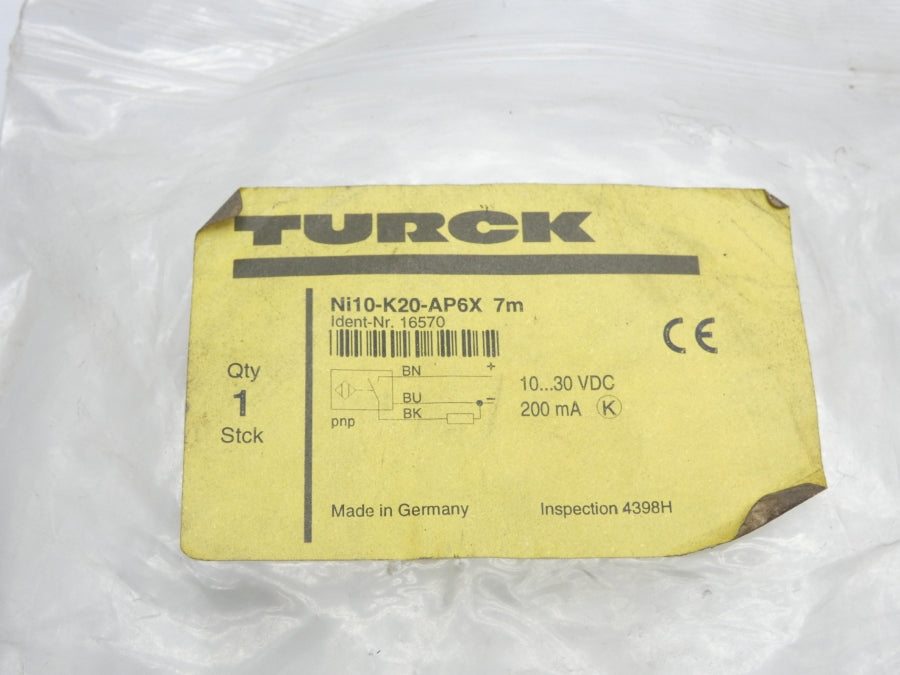 TURCK NI10-K20-AP6X 16570 10-30VDC 7M NSMP