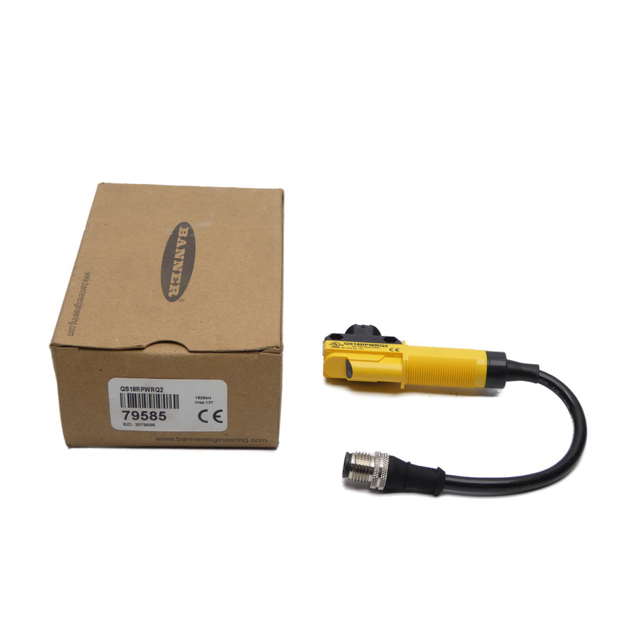 BANNER ENGINEERING QS18RPWRQ2 79585 20-140VAC/DC NSMP