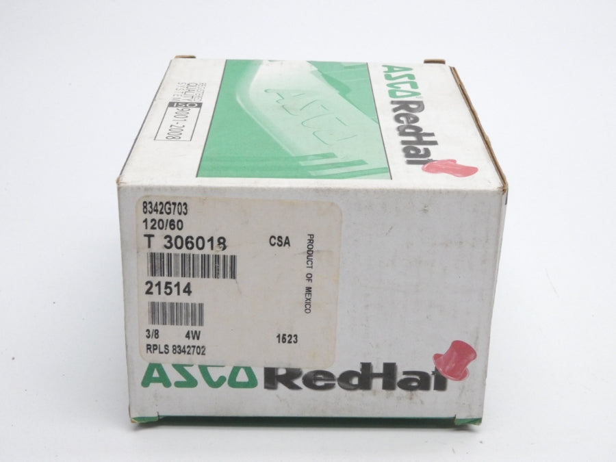 ASCO 8342G703 120V 100-125PSI 3/8" NSMP
