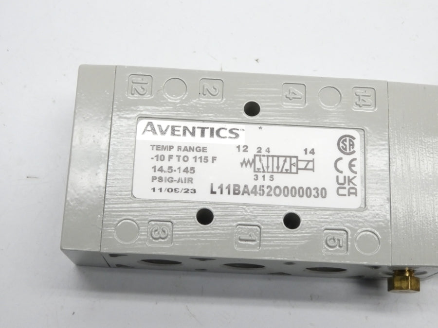 AVENTICS L11BA452O000030 110/120V .07A 14.5-145PSI NSNP
