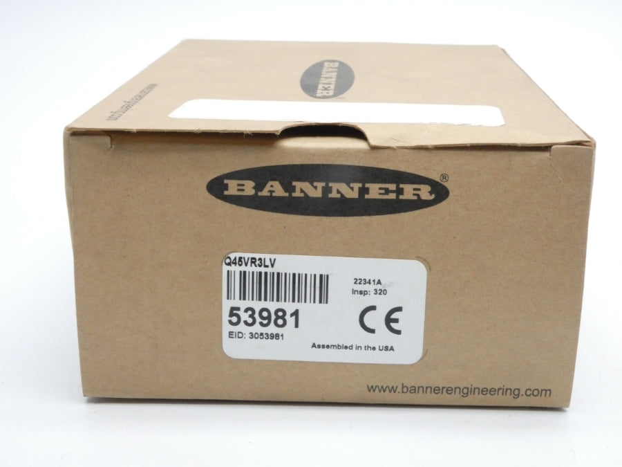 BANNER ENGINEERIG Q45VR3LV 53981 12-250VDC 5A NSMP