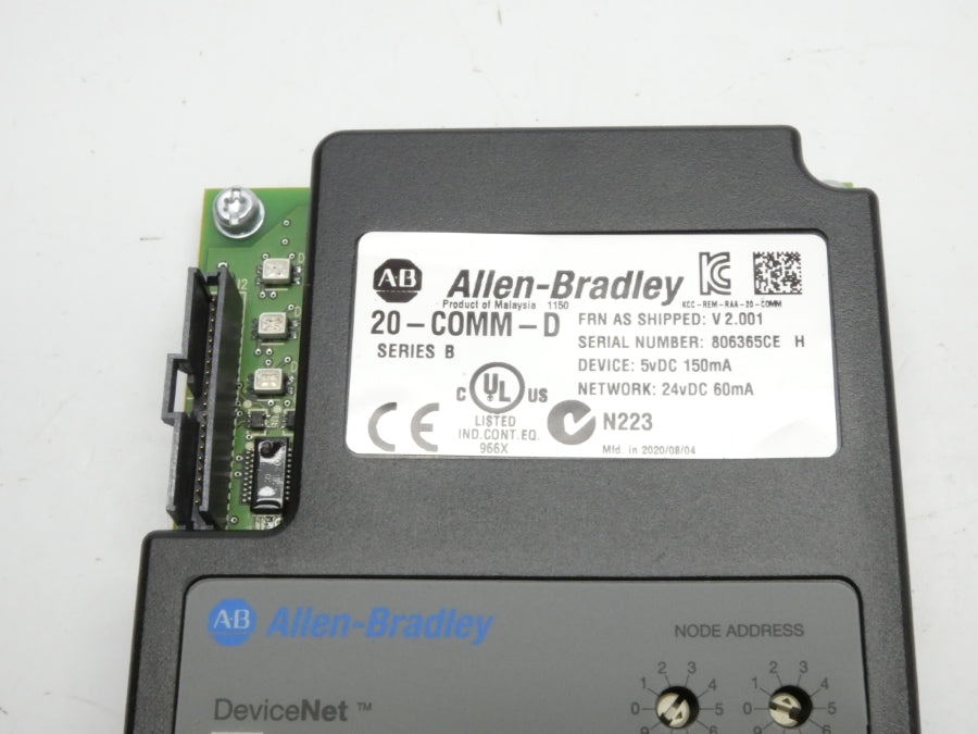 ALLEN BRADLEY 20-COMM-D SER. B F/W V2.002 24VDC NSMP