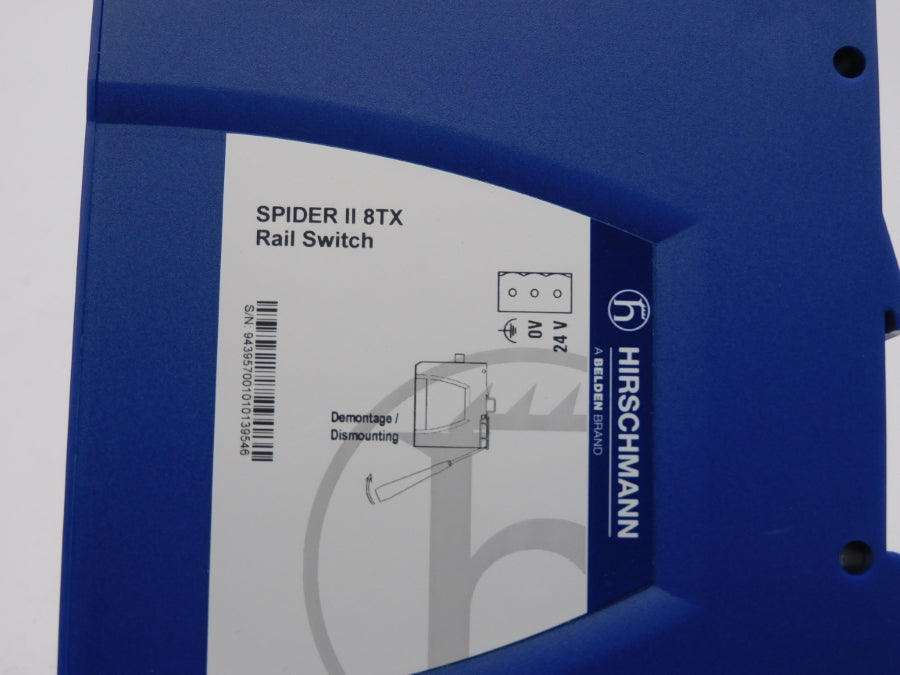 HIRSCHMANN SPIDERII8TX 943957-001 24V NSMP