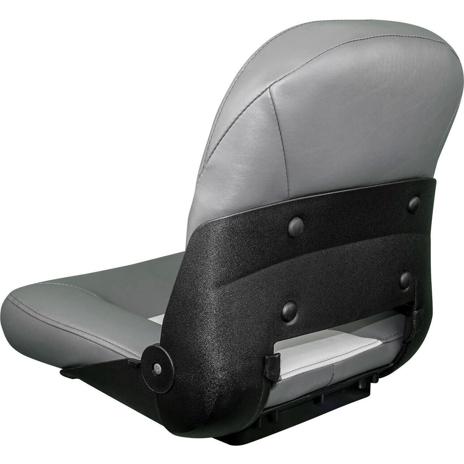 Tempress 54675 Navistyle Low-Back Boat Seat, Charcoal/Grey