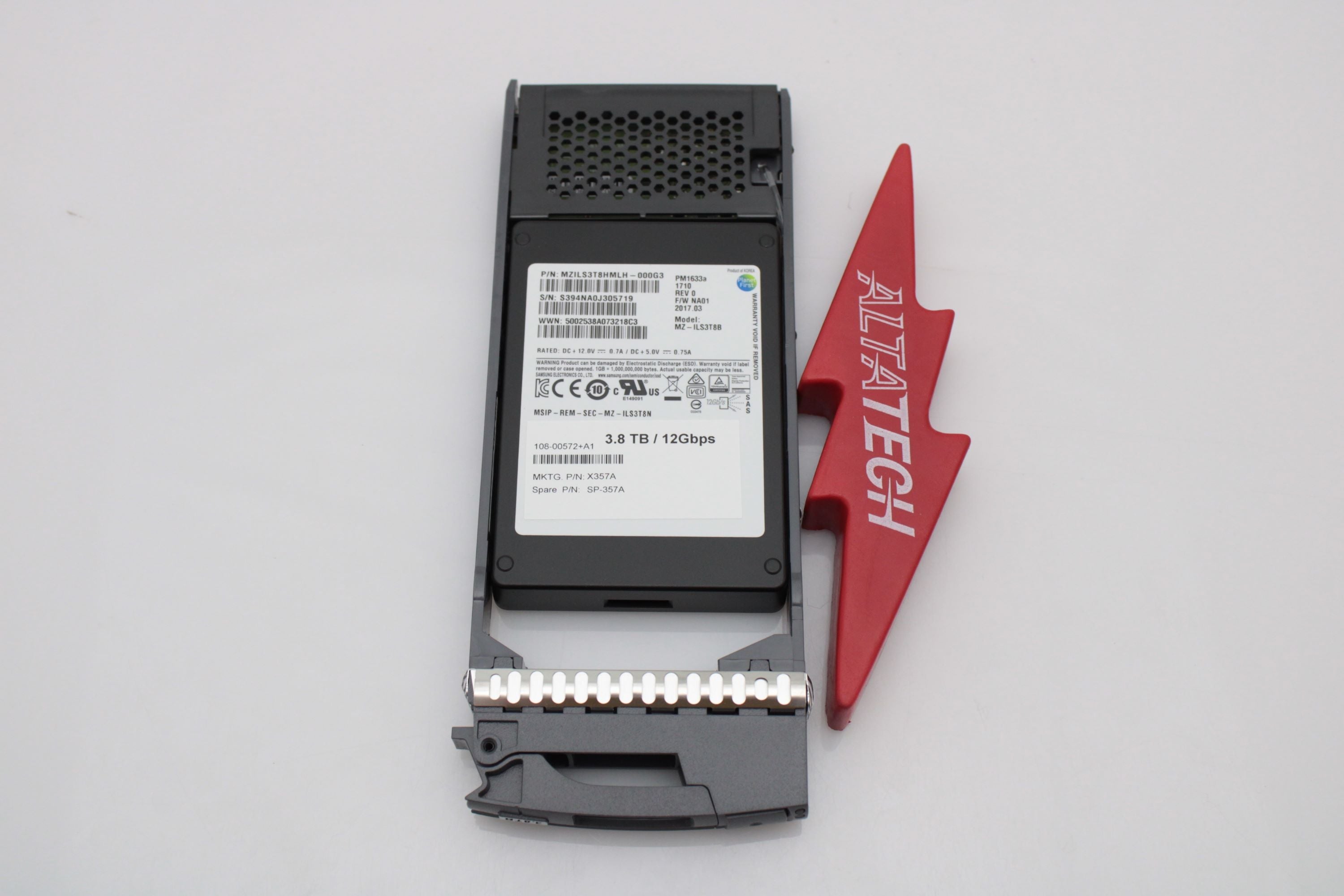 NetApp X357A-R6 3.8TB 12G SAS 2.5" Solid State Drive