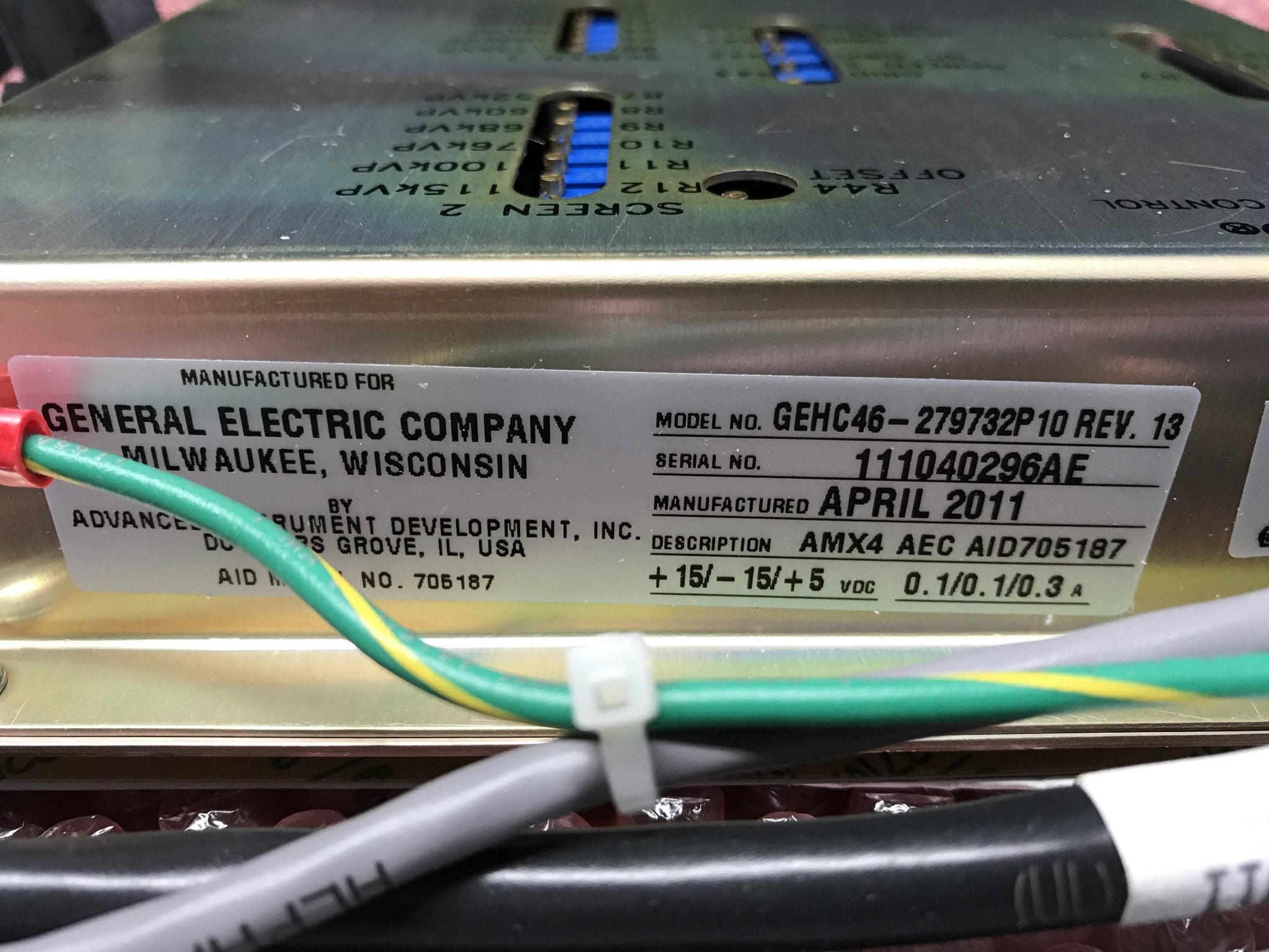 NEW E1300 Mobile-Aid AEC Kit (46-279732P10 GE AMX 4