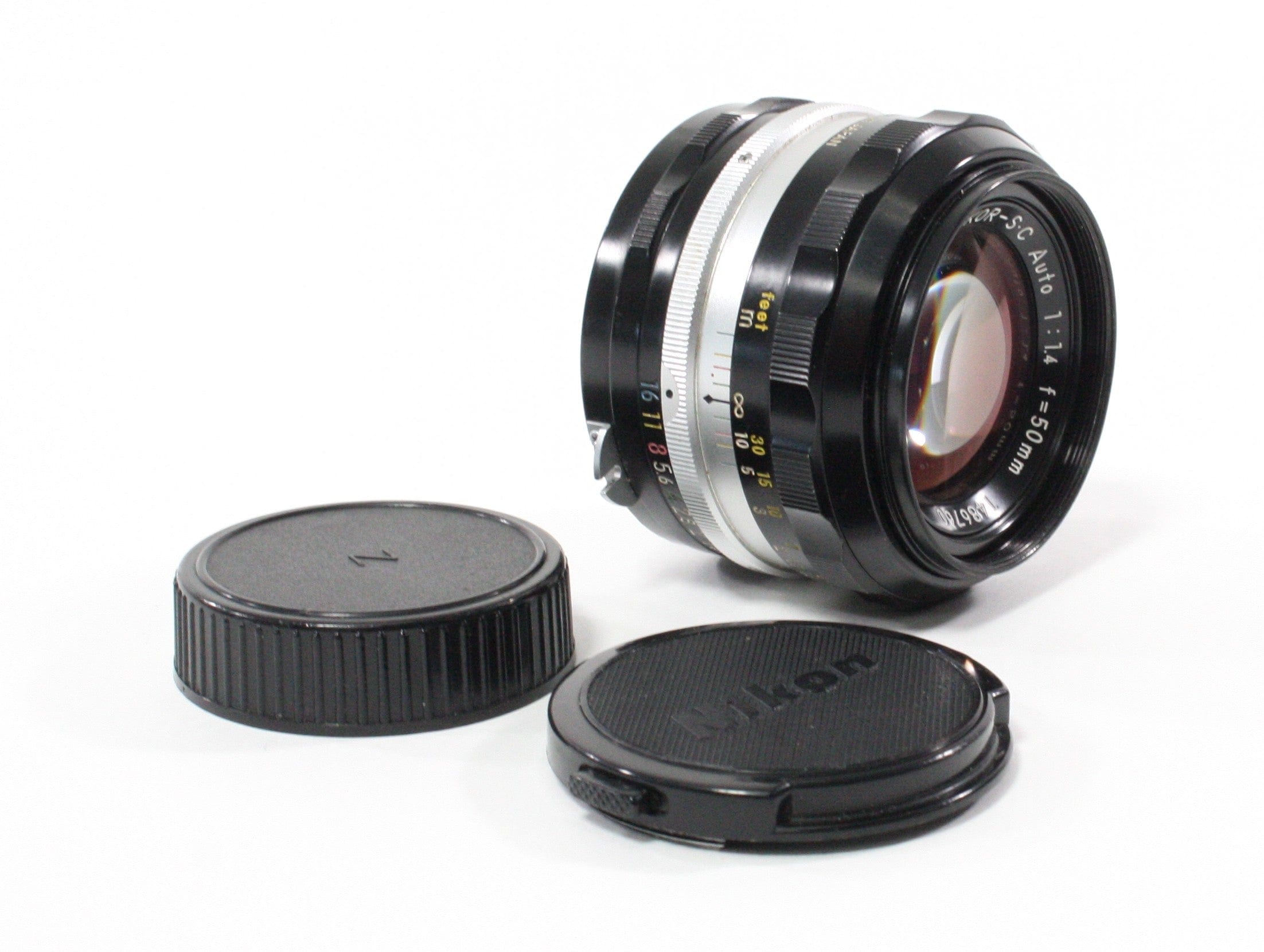 Nikon 50mm f/1.4 Nikkor S.C. Lens for Nikon F (Non-AI DIY Converted to AI)