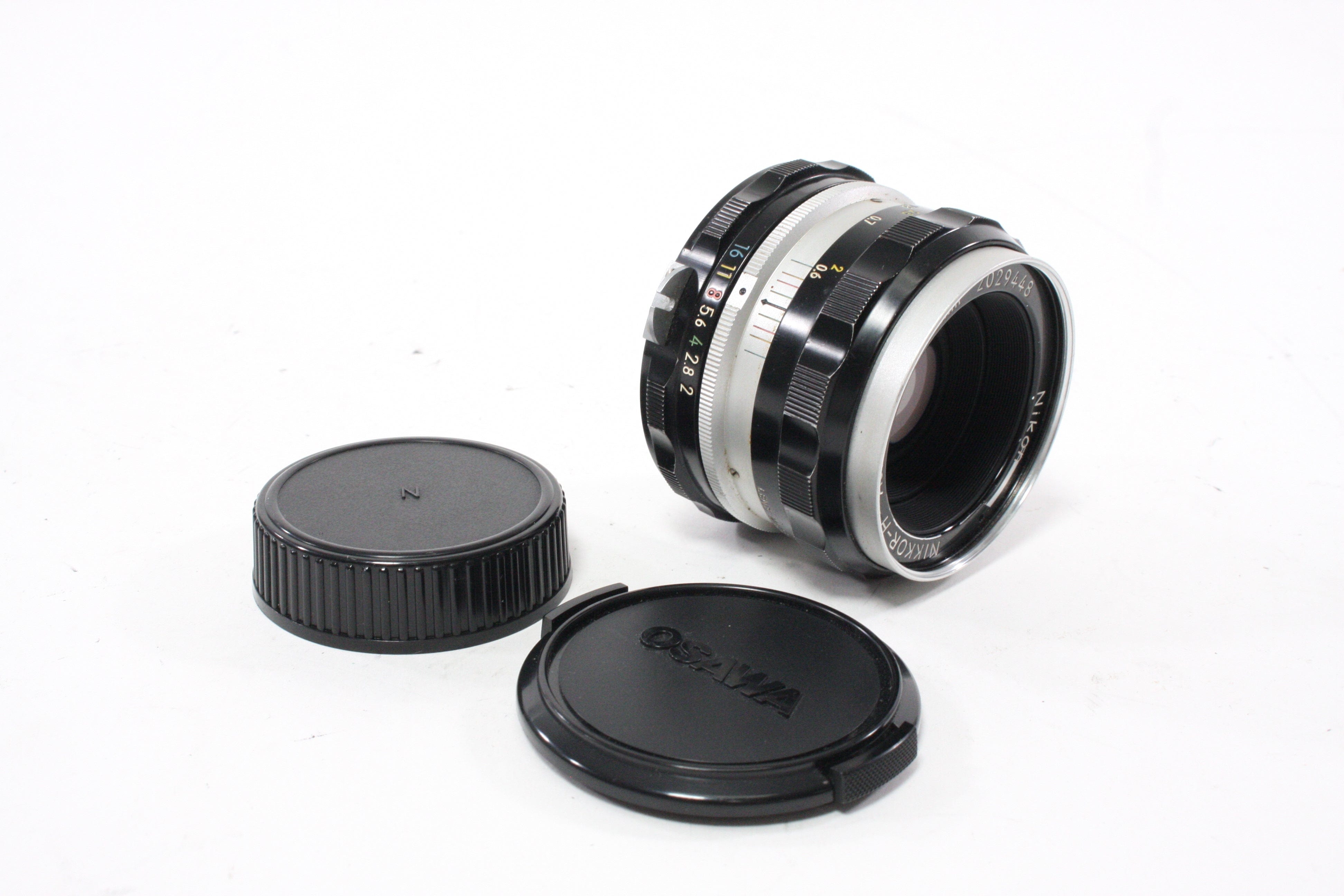 Nikon 50mm f/2 Nikkor-H Non-AI Lens for Nikon F Mount