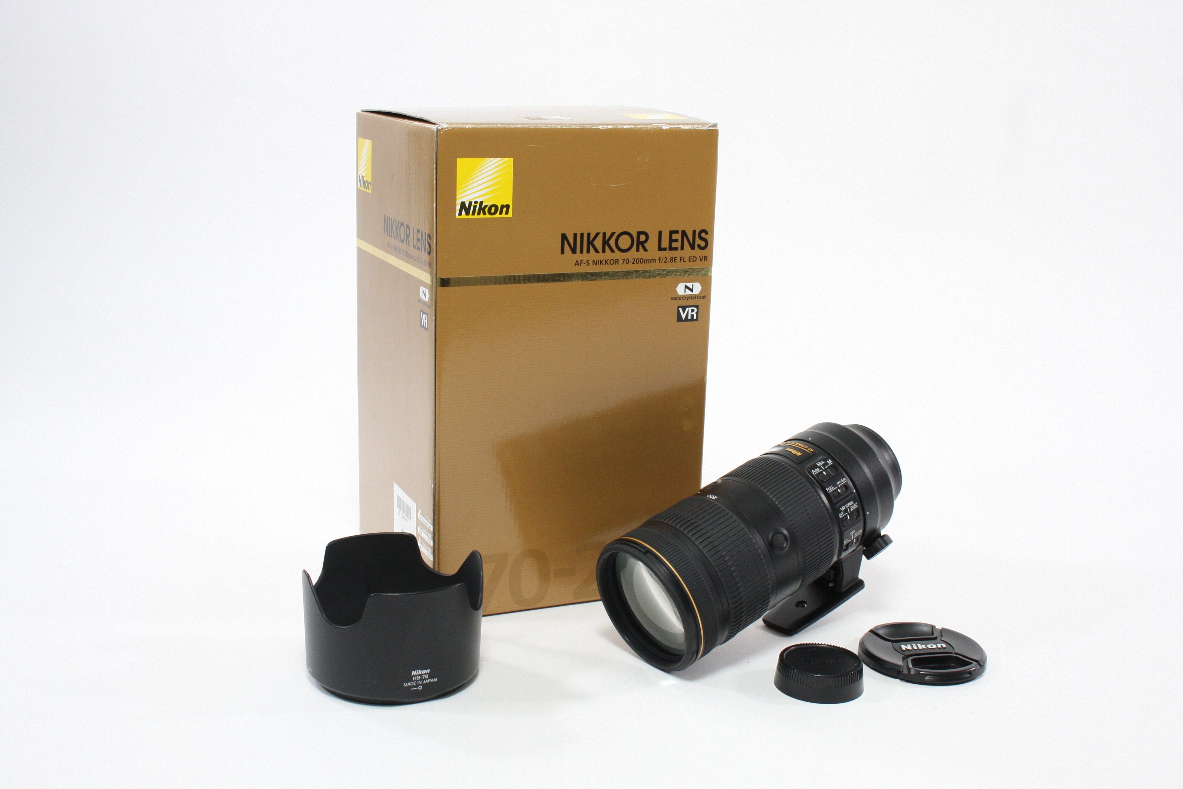 Nikon 70-200mm f/2-8 FL ED VR Lens for Nikon F Mount