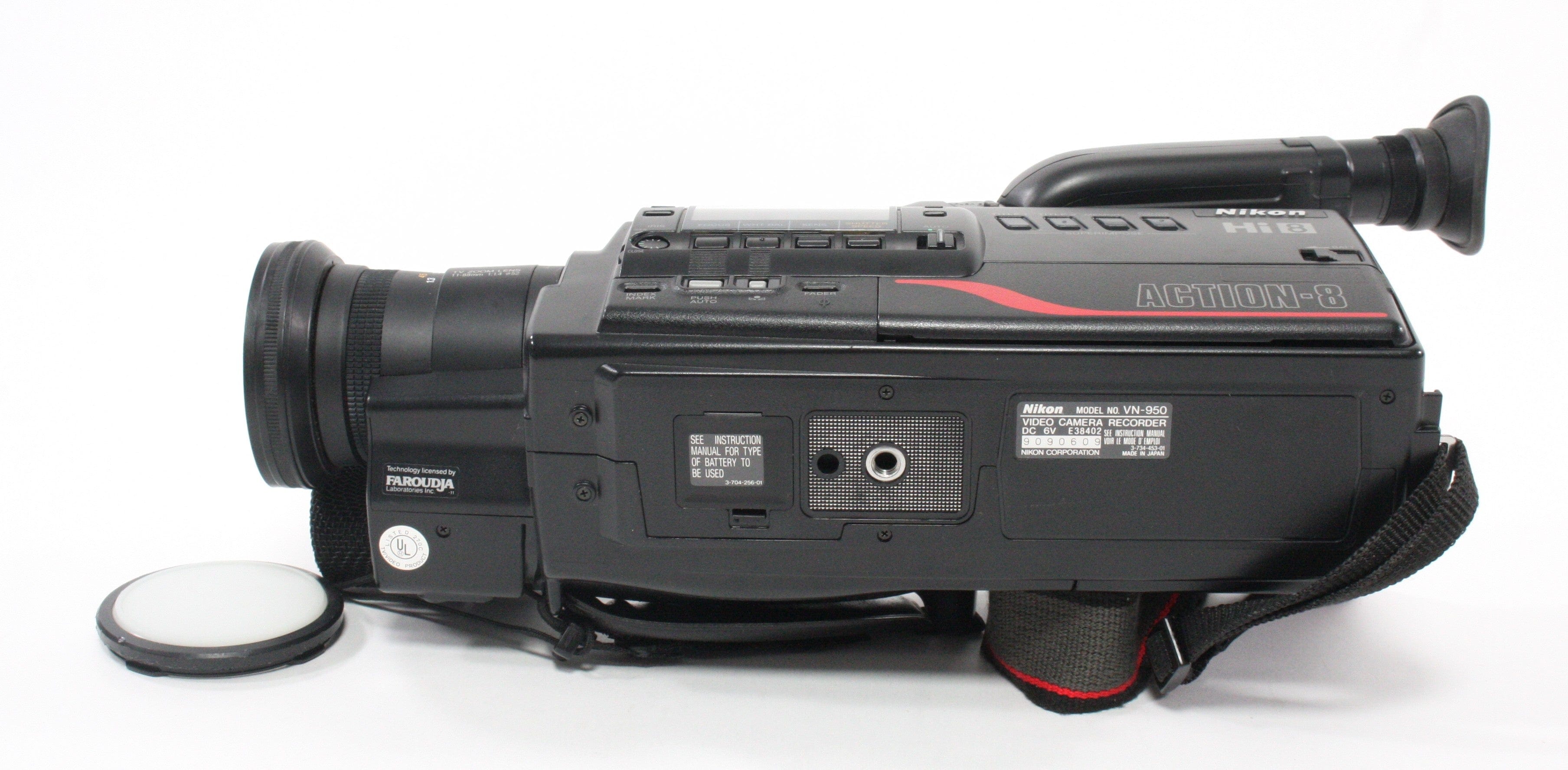 Nikon Action-8 Hi8 VN-950 Camcorder (Parts or Repair Only)