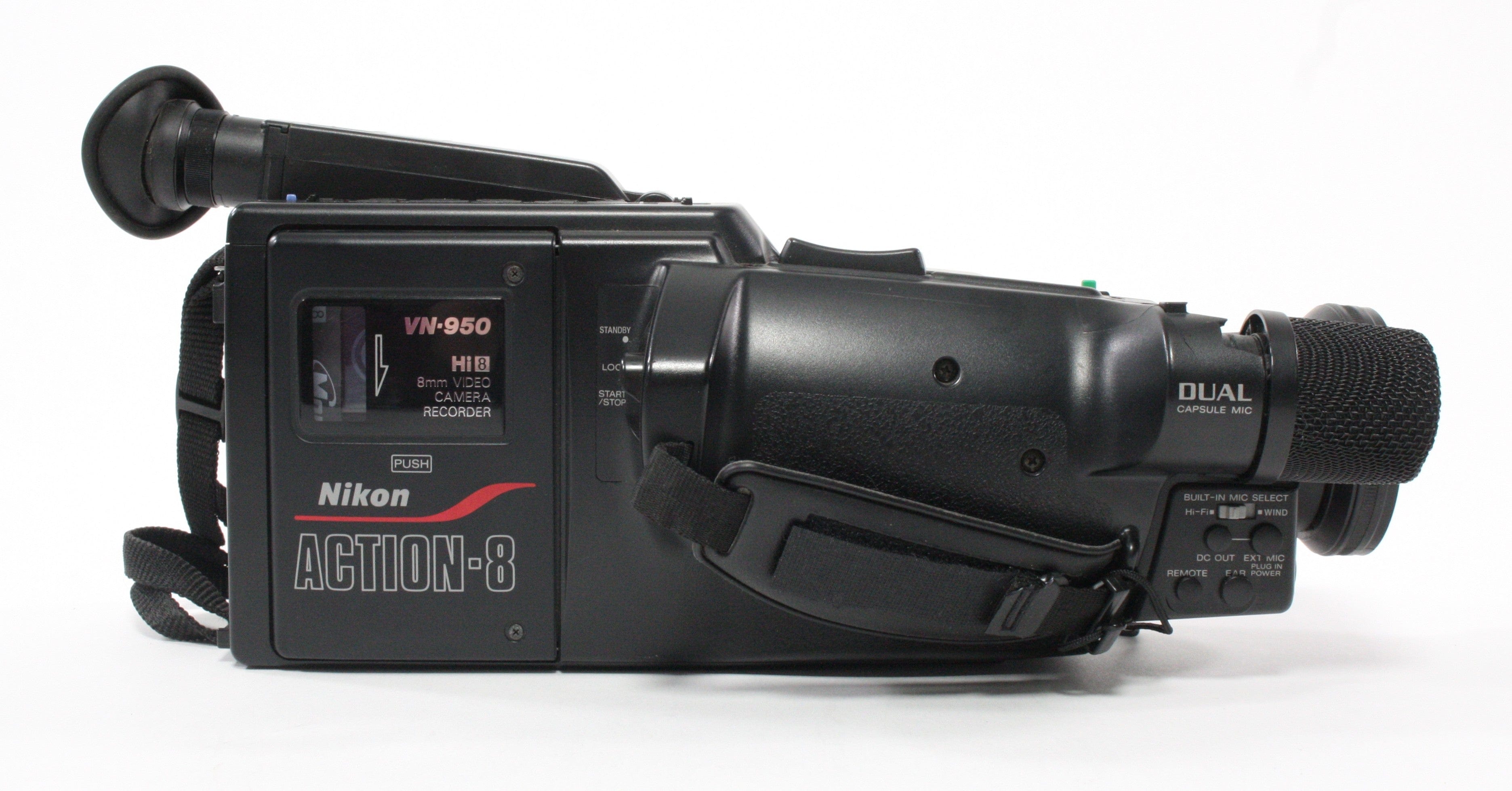 Nikon Action-8 Hi8 VN-950 Camcorder (Parts or Repair Only)