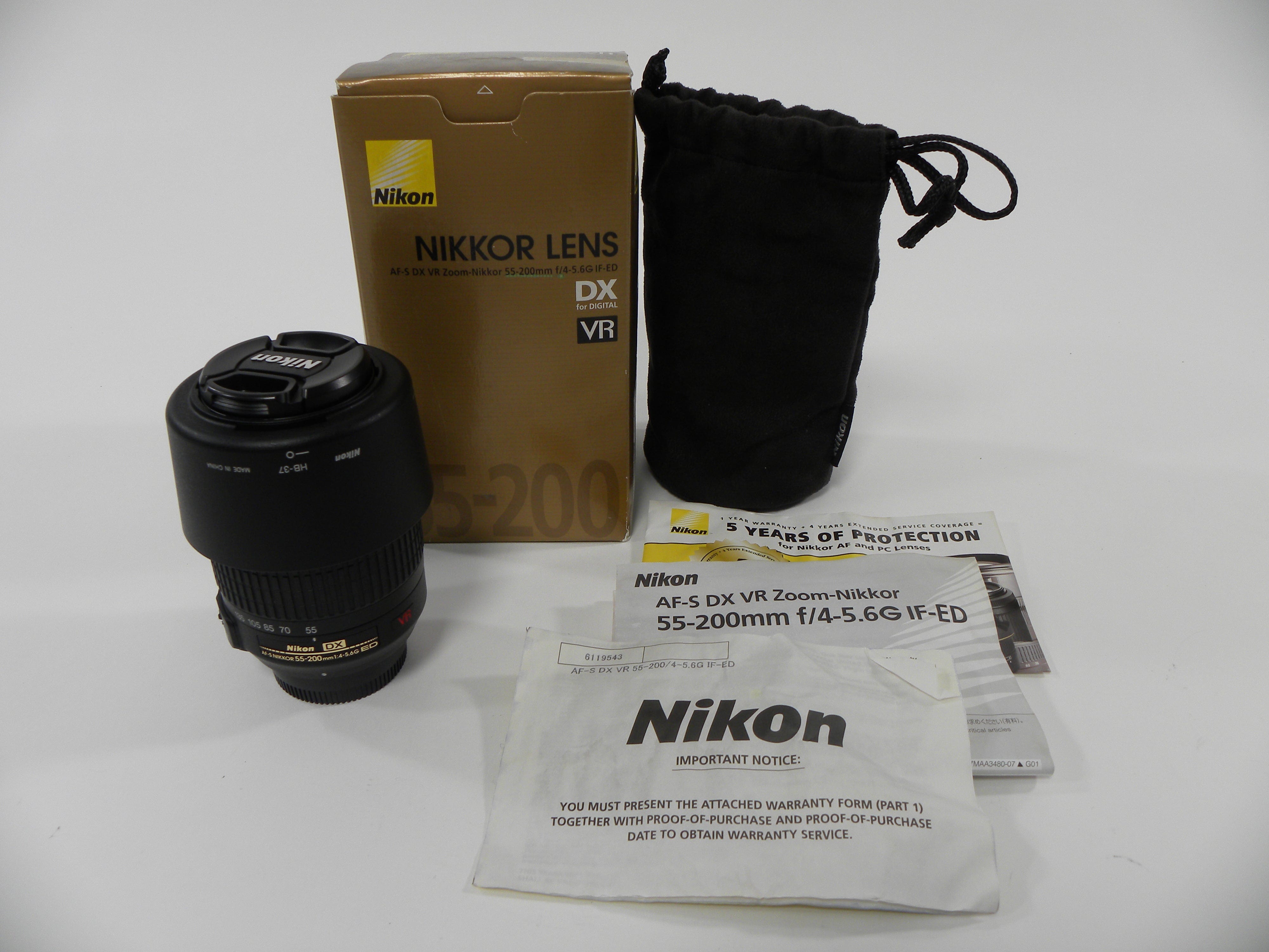 Nikon AF-S Nikkor DX VR ED IF 55-200mm f4-5.6G