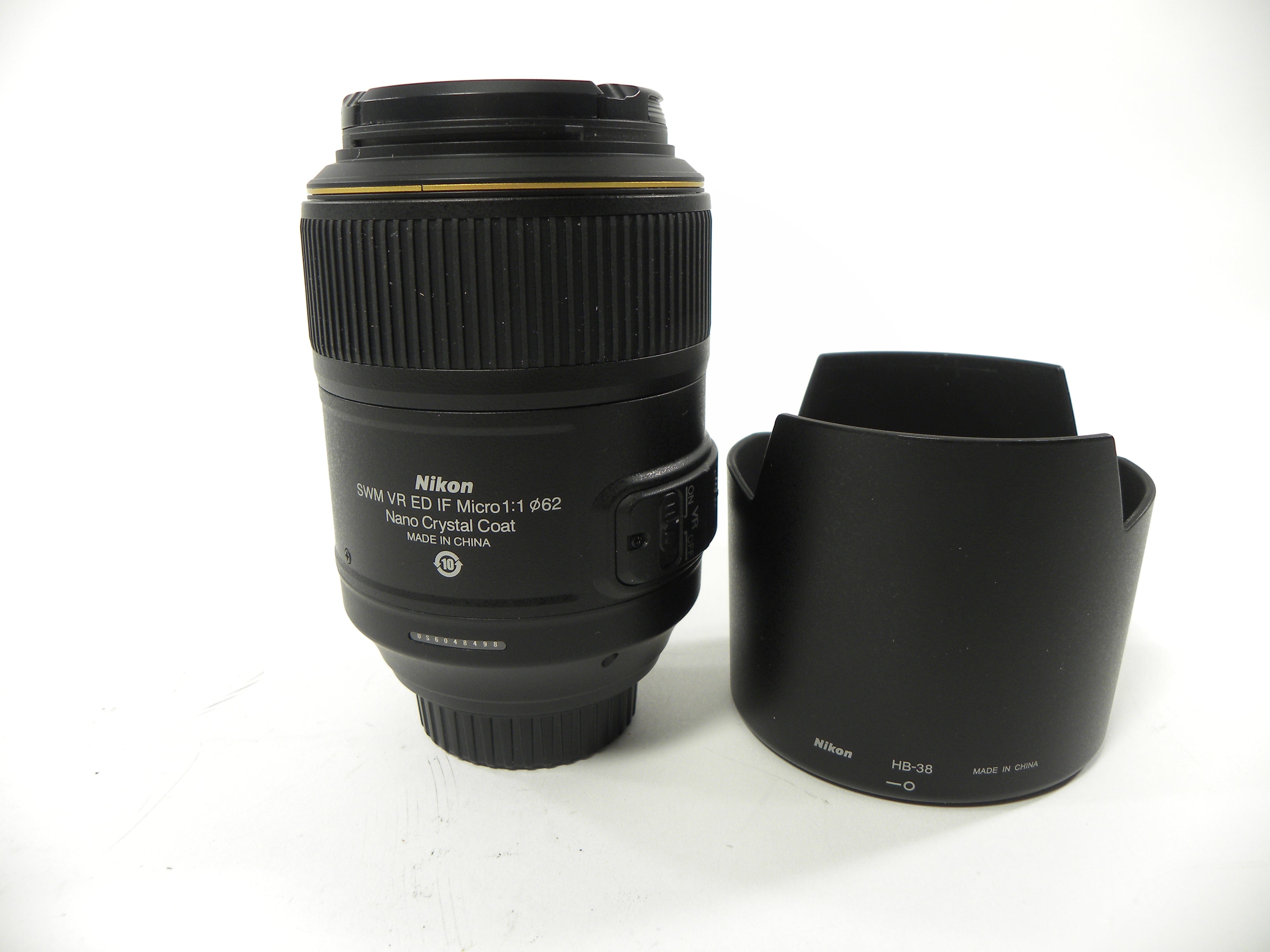 Nikon AF-S Nikkor N 105mm f2.8 G ED IF VR Micro