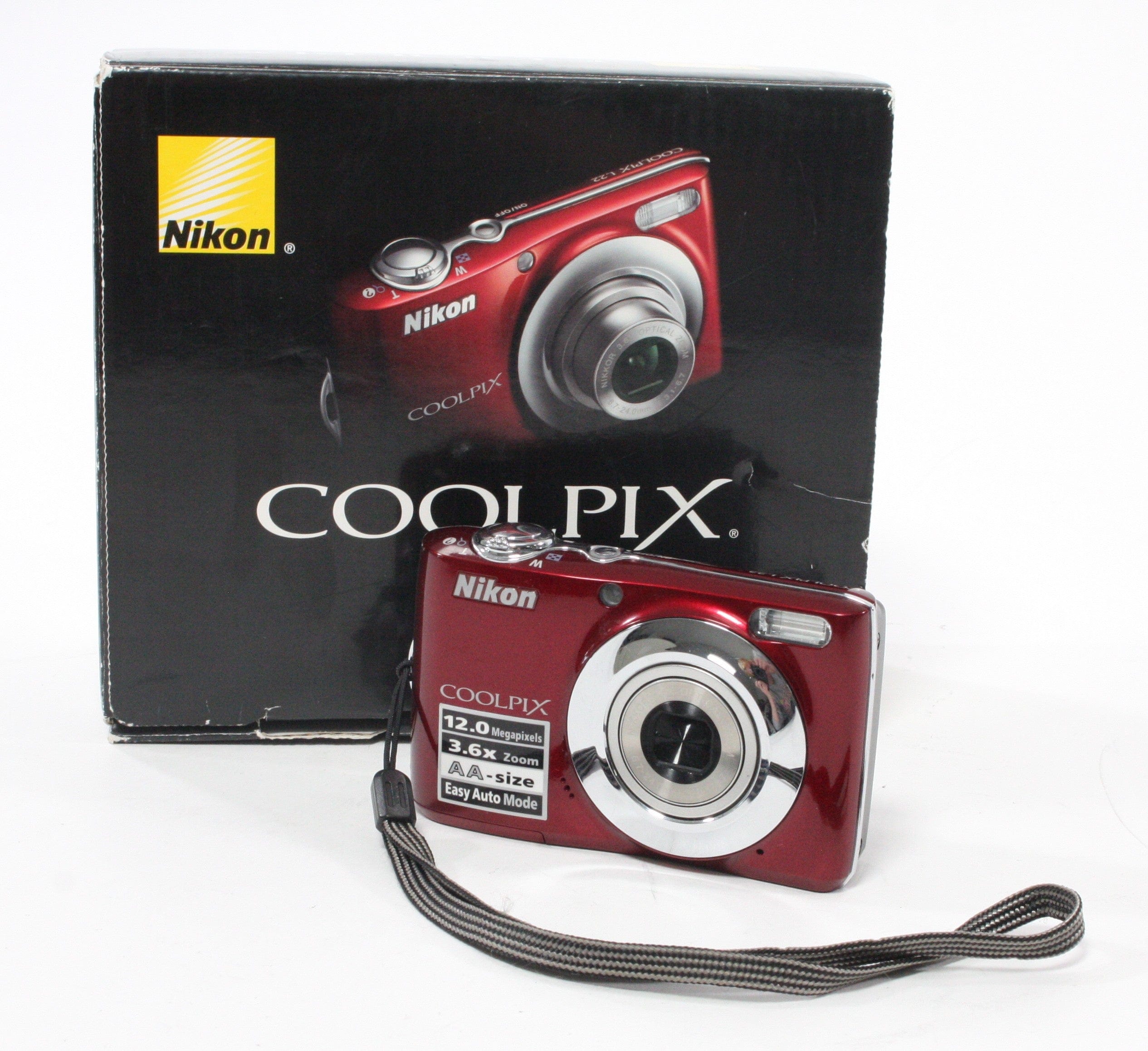 Nikon Coolpix L22 Digital Camera 3.6x Zoom 12.0mp
