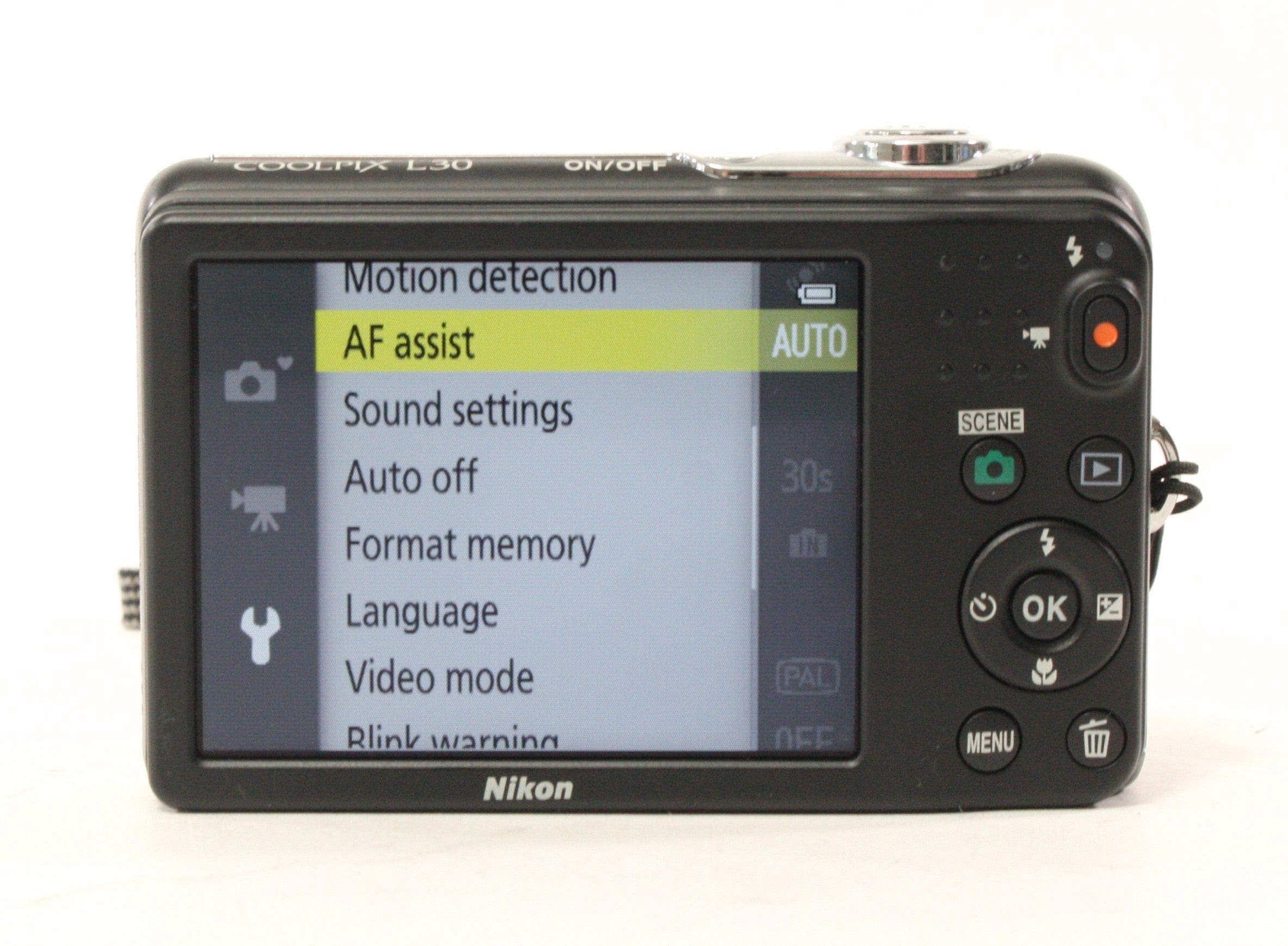Nikon Coolpix L30 Digital Camera