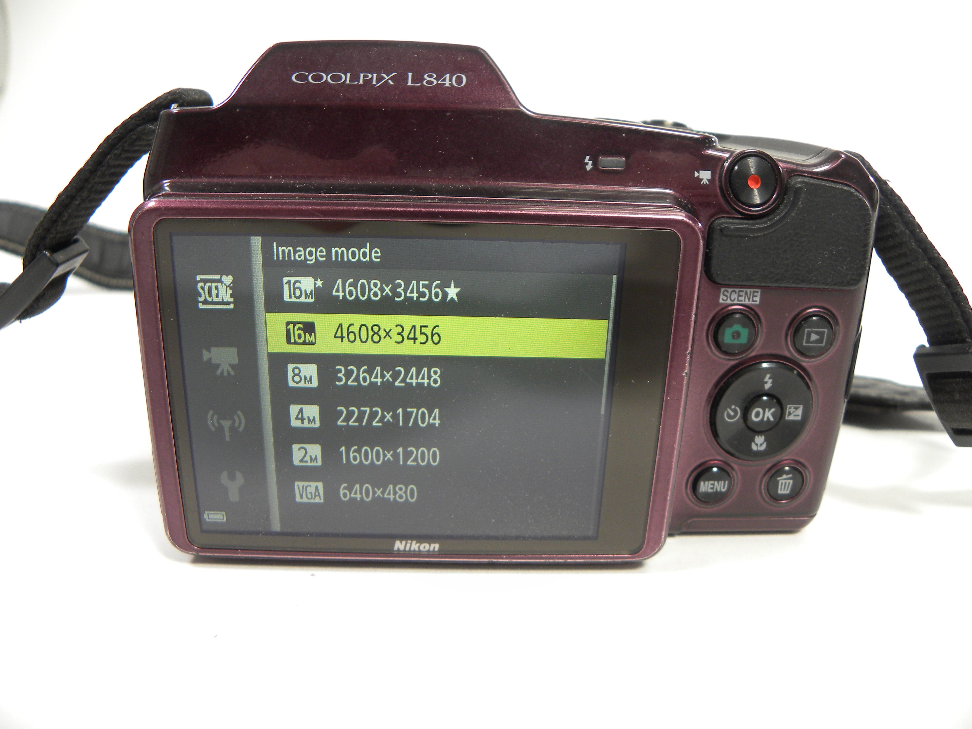 Nikon Coolpix L840 16.0mp Digital Camera (Purple)