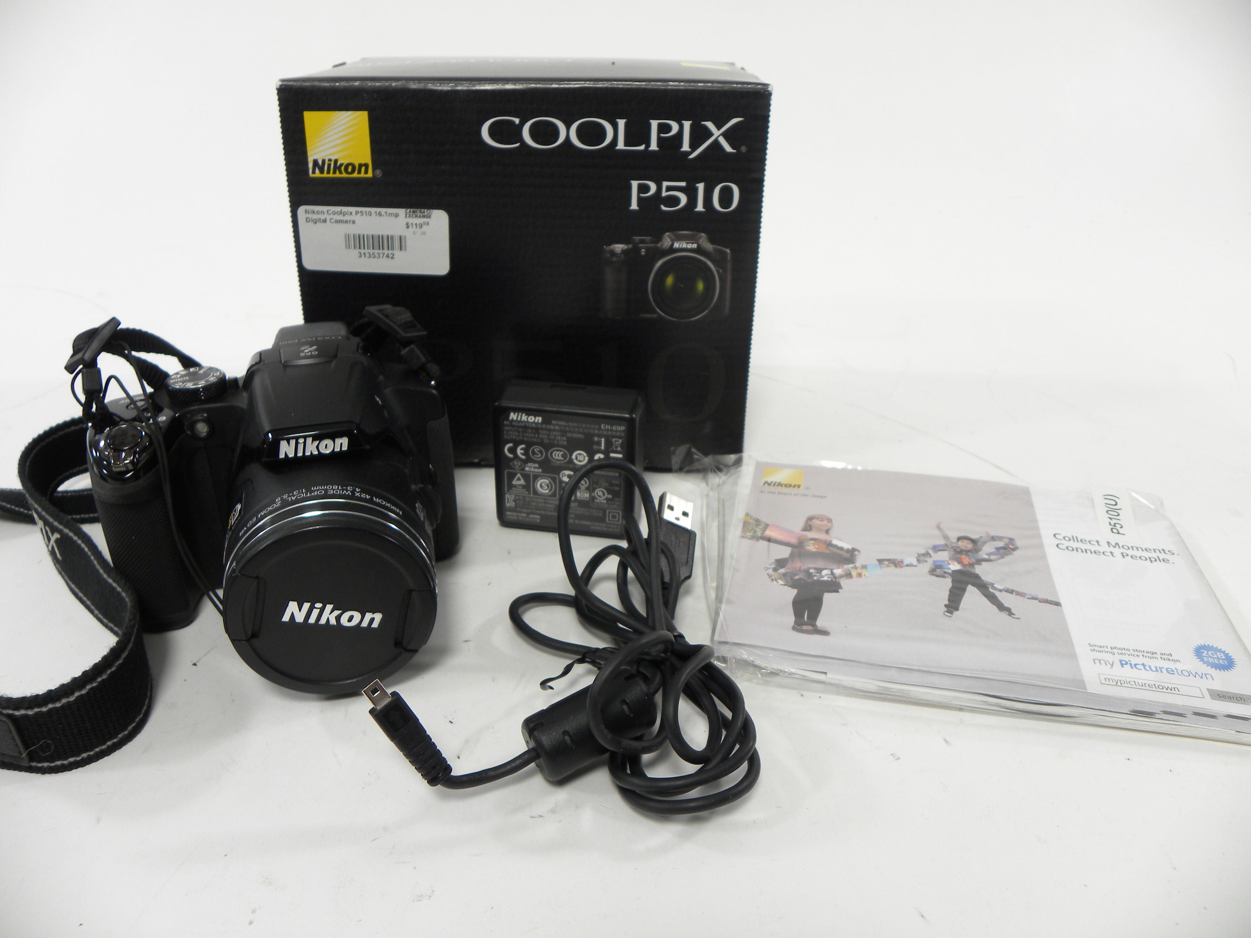Nikon Coolpix P510 16.1mp Digital Camera