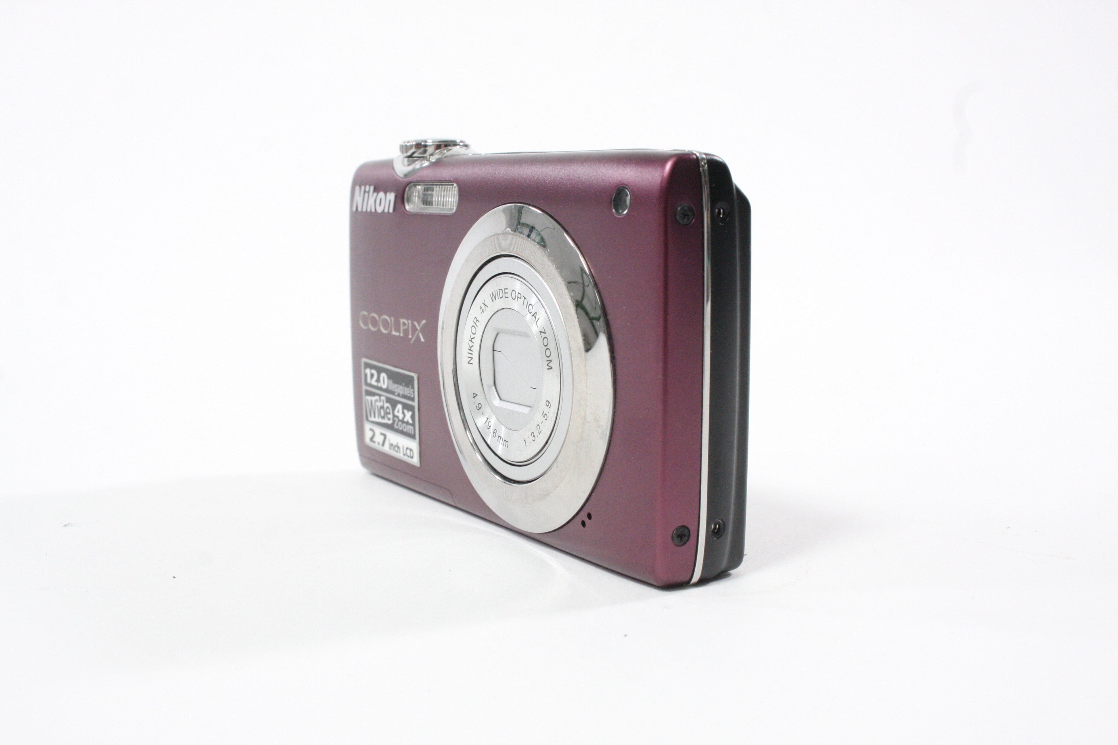 Nikon Coolpix S3000 Digital Point-and-Shoot Camera 4x Zoom 12mp (Purple) AS-IS