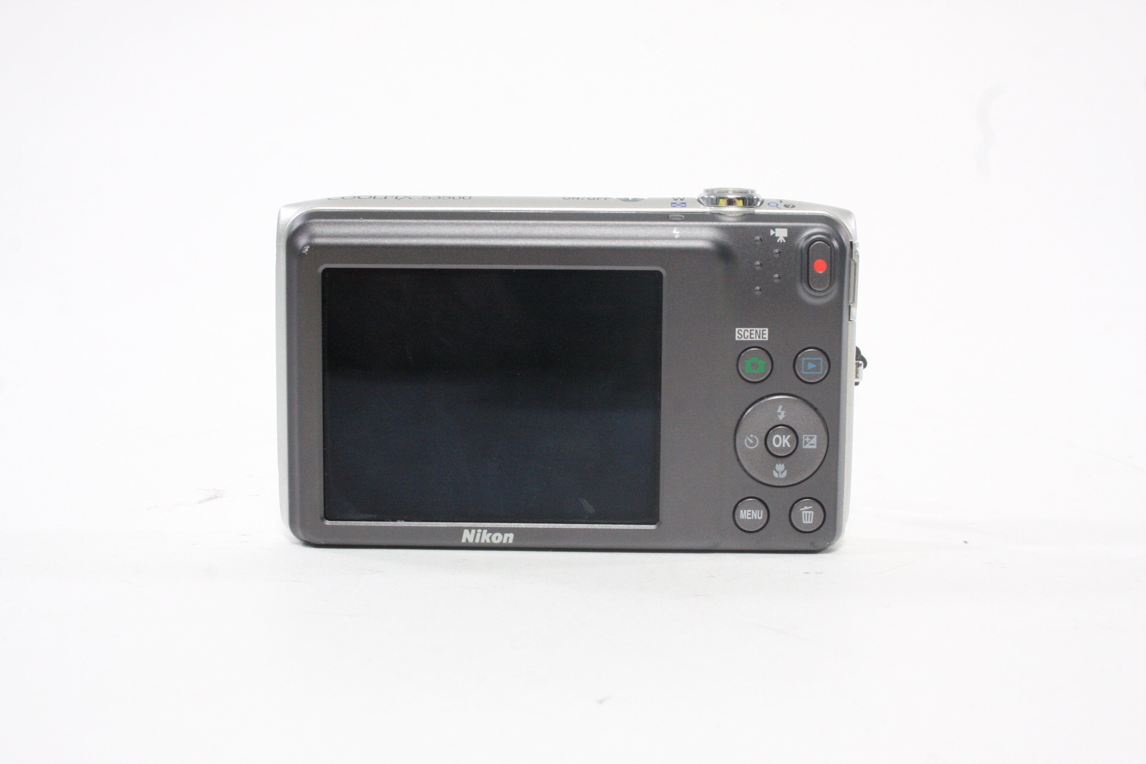 Nikon Coolpix S3500 Digital Point-and-Shoot Camera 7x Zoom 20.1mp AS-IS
