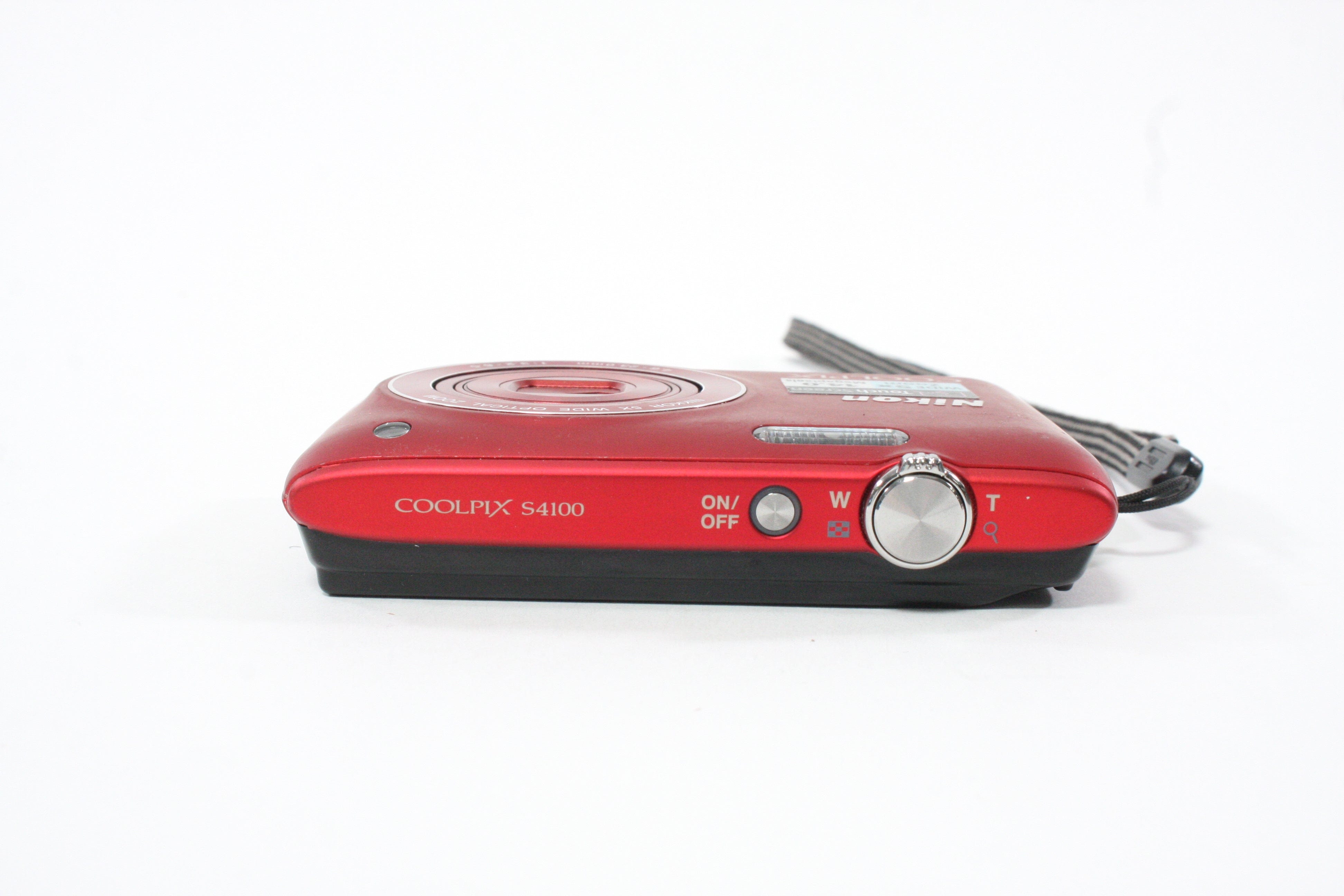 Nikon Coolpix S4100 Digital Point-and-Shoot 5x Zoom 14mp (Red) AS-IS