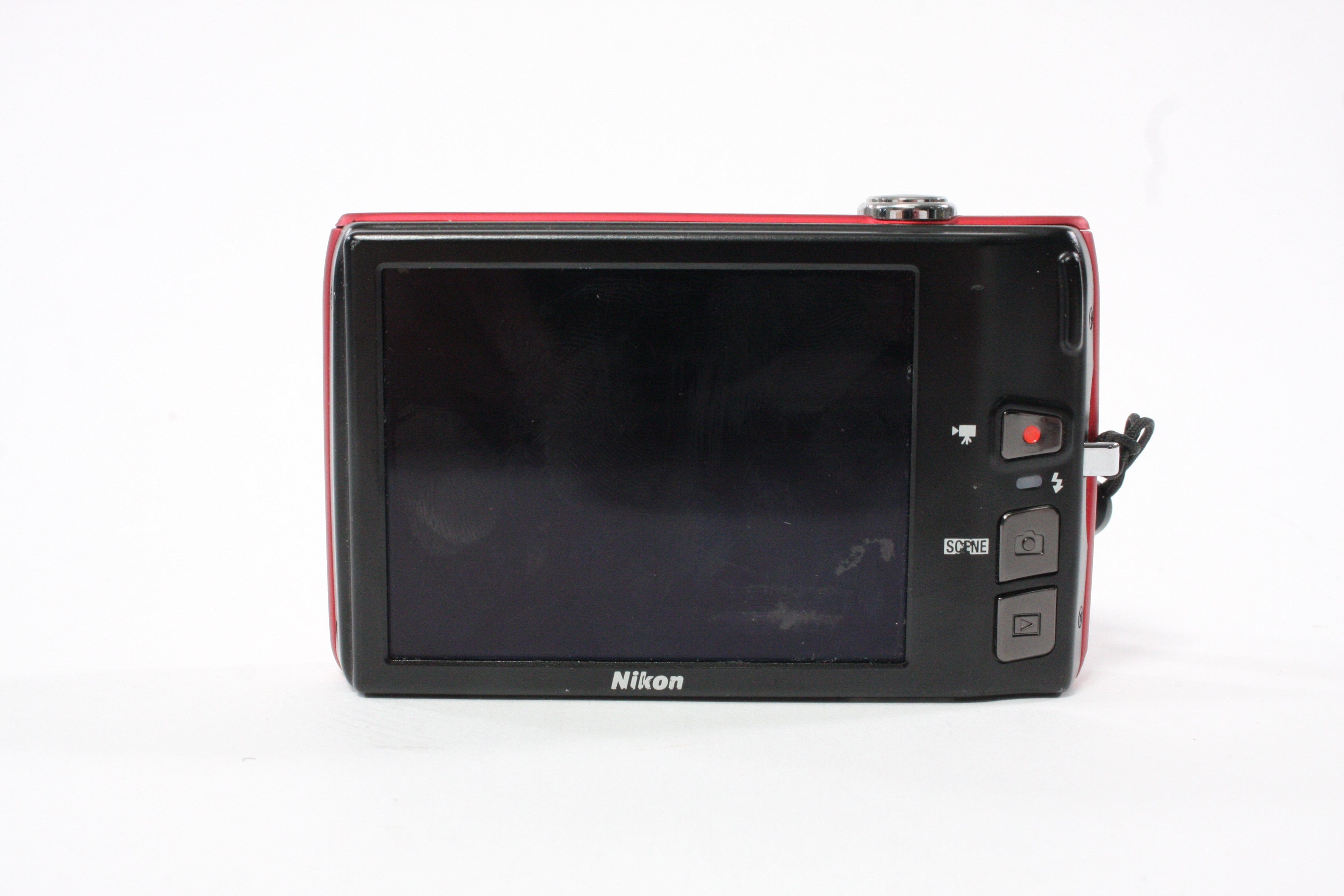 Nikon Coolpix S4100 Digital Point-and-Shoot 5x Zoom 14mp (Red) AS-IS