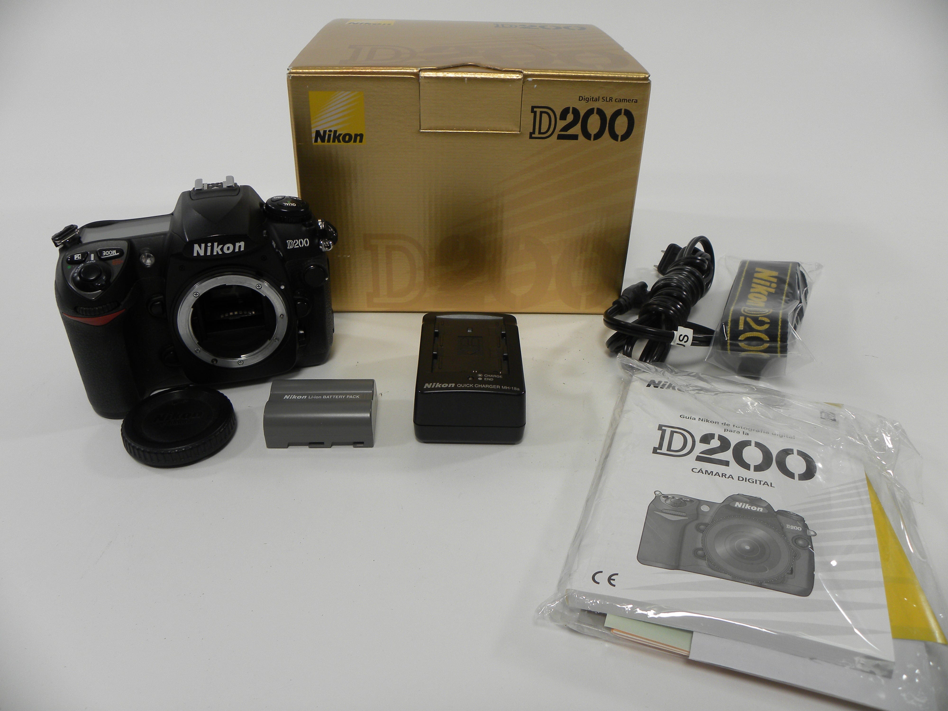 Nikon D200 10.2mp Digital SLR Body Only Shutter Ct. 12,951